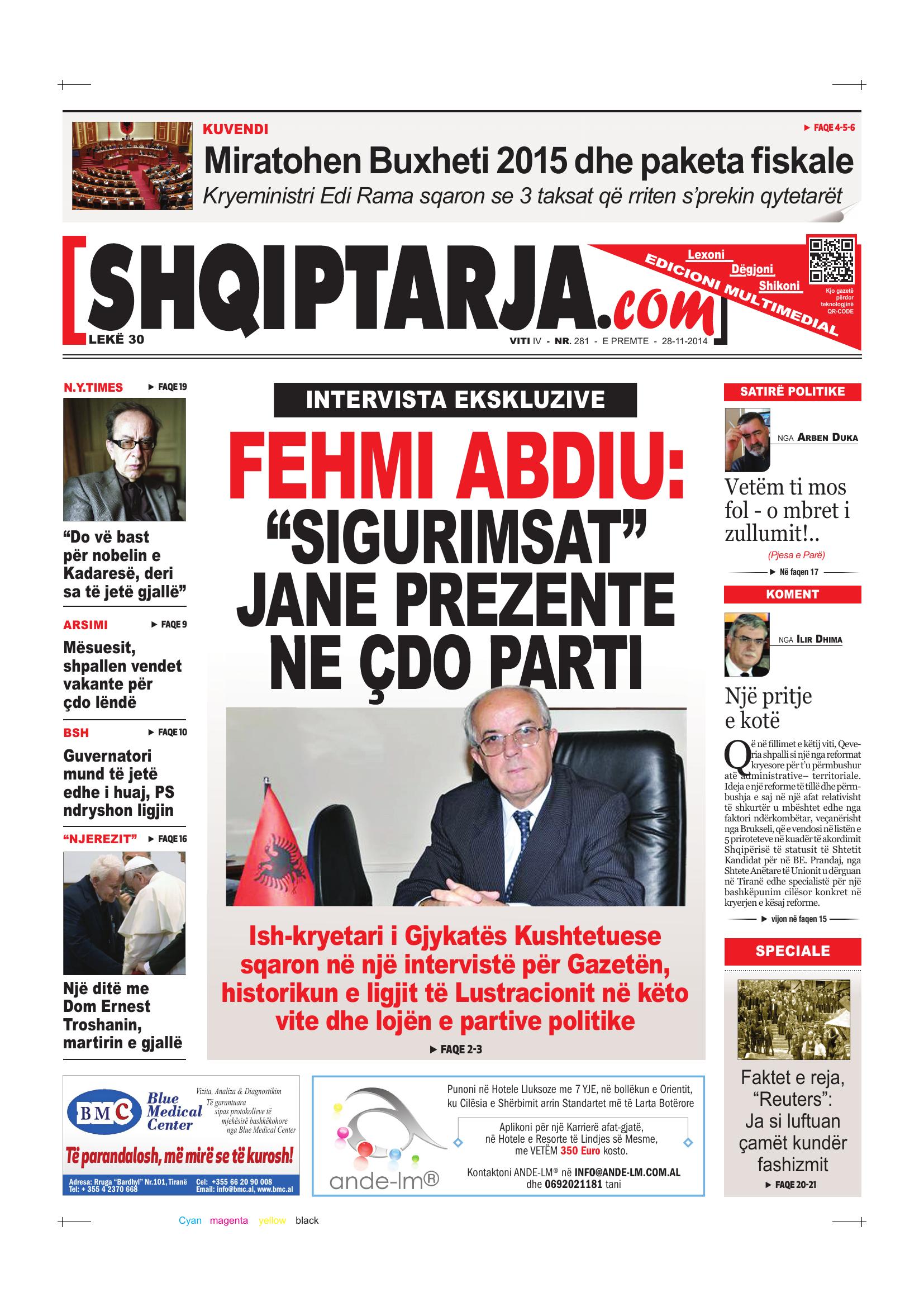 Shqiptarja.com 2014-11-28