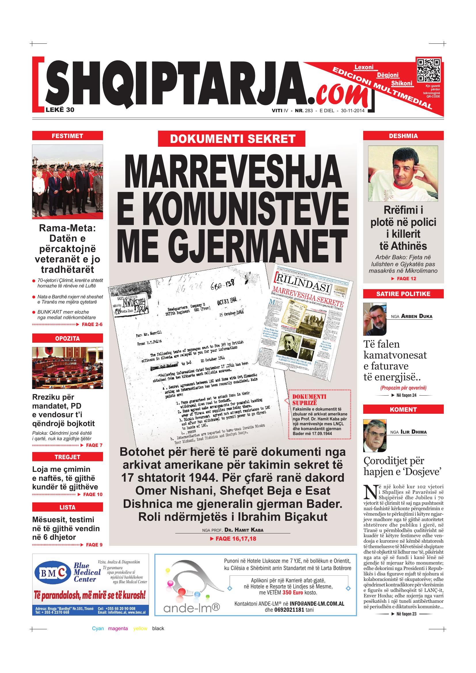 Shqiptarja.com 2014-11-30