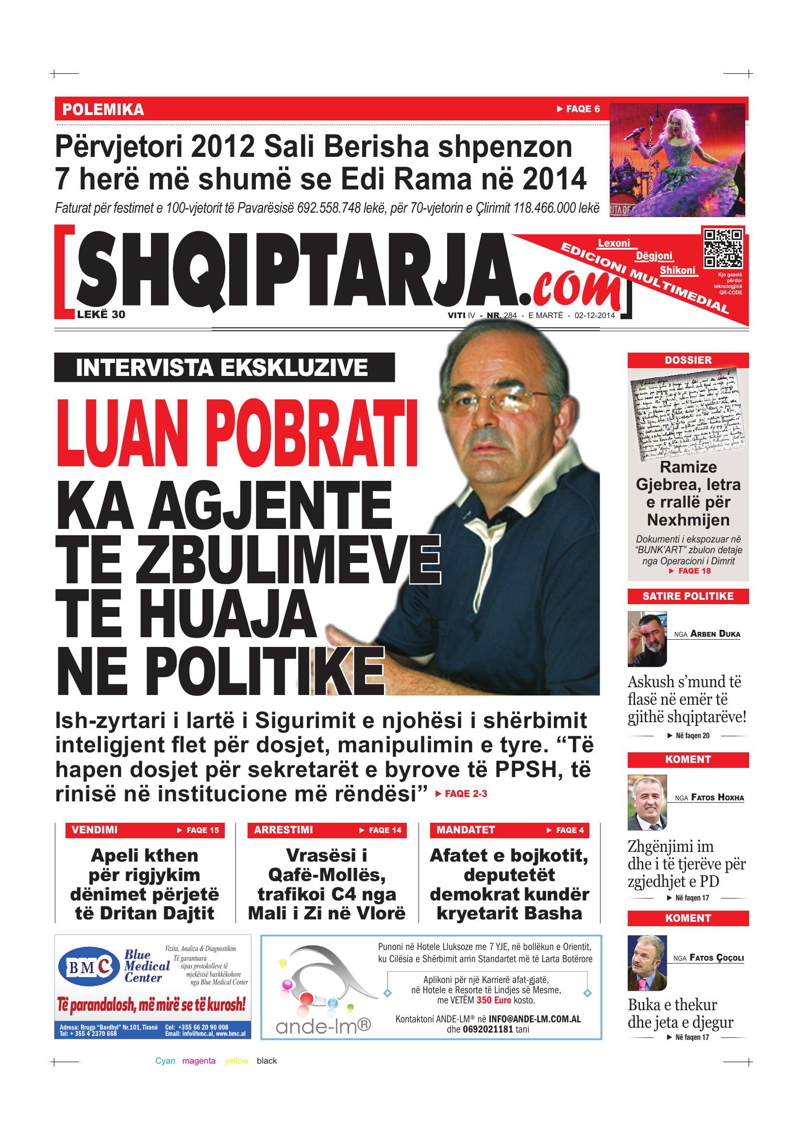 Shqiptarja.com 2014-12-02