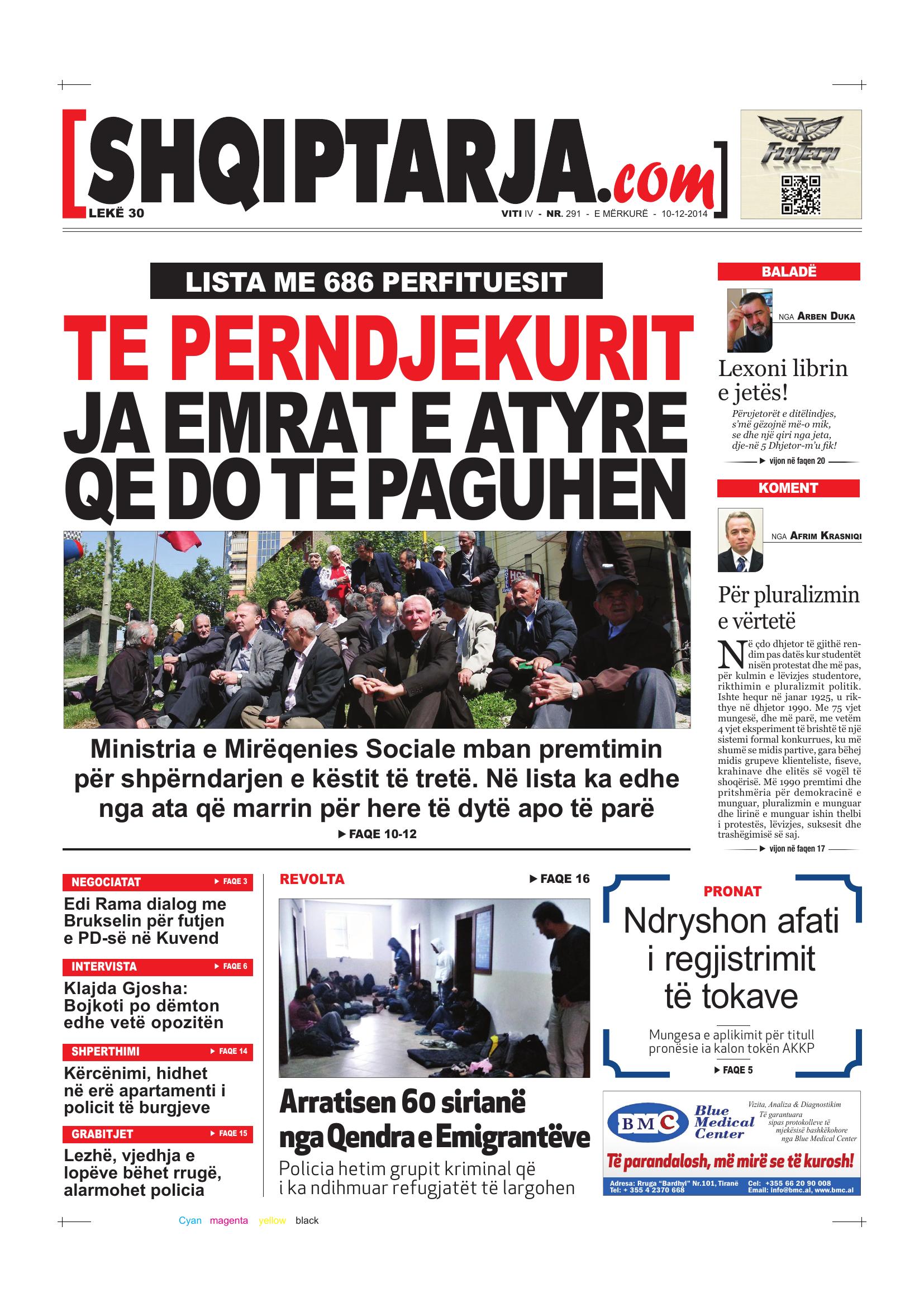 Shqiptarja.com 2014-12-10