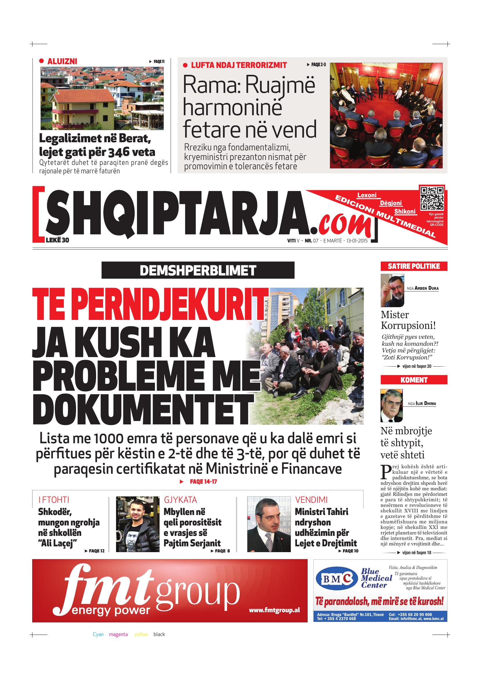 Shqiptarja.com 2015-01-13