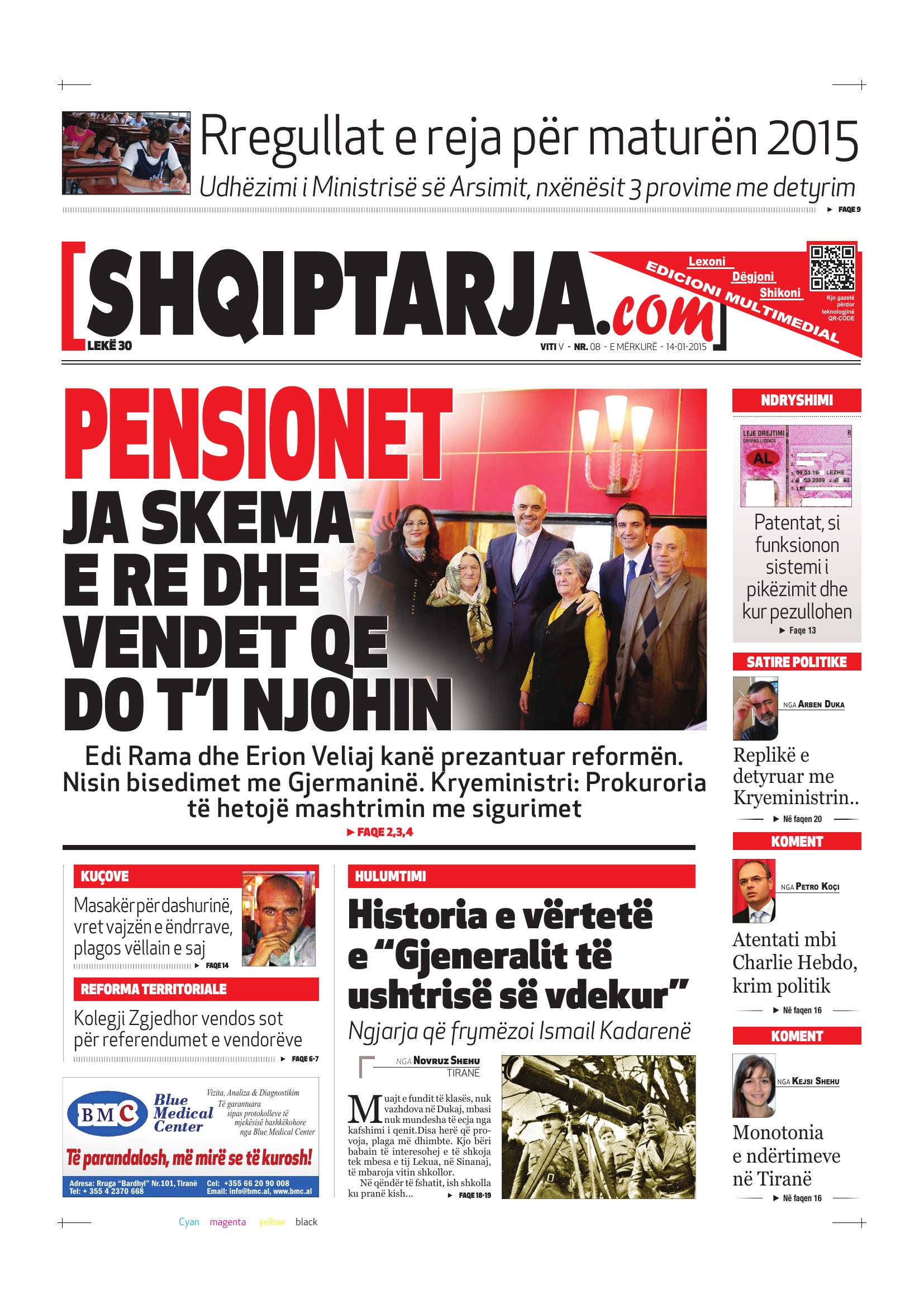 Shqiptarja.com 2015-01-14