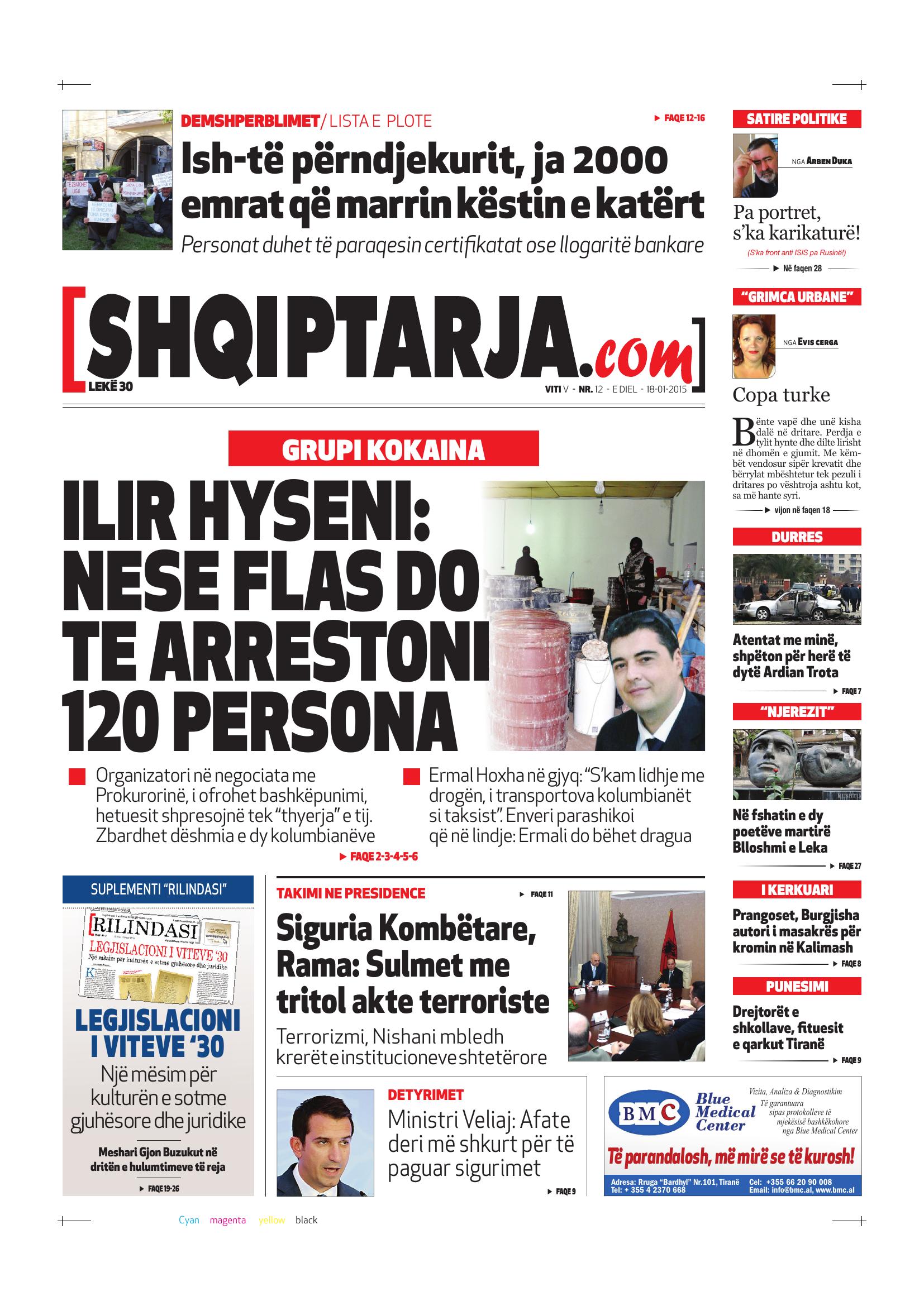 Shqiptarja.com 2015-01-18