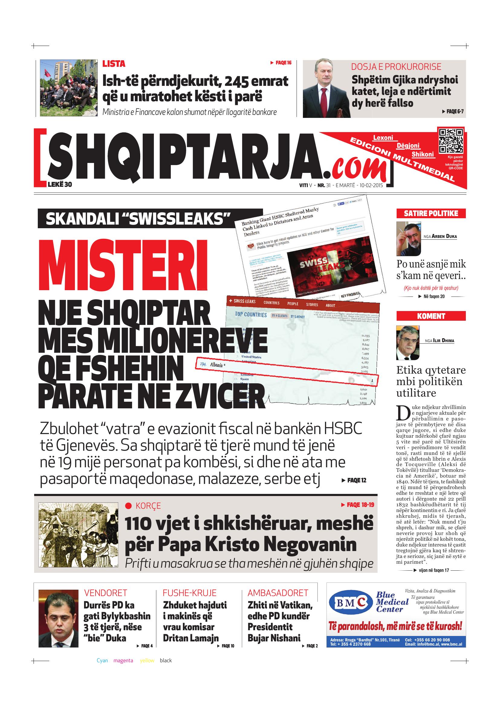 Shqiptarja.com 2015-02-10