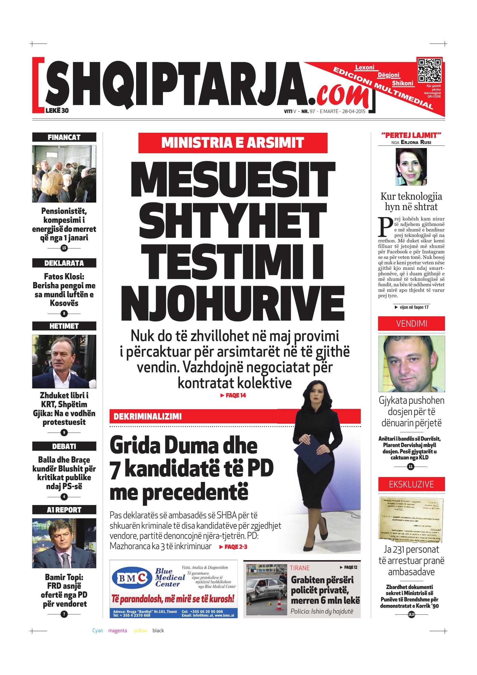 Shqiptarja.com 2015-04-28