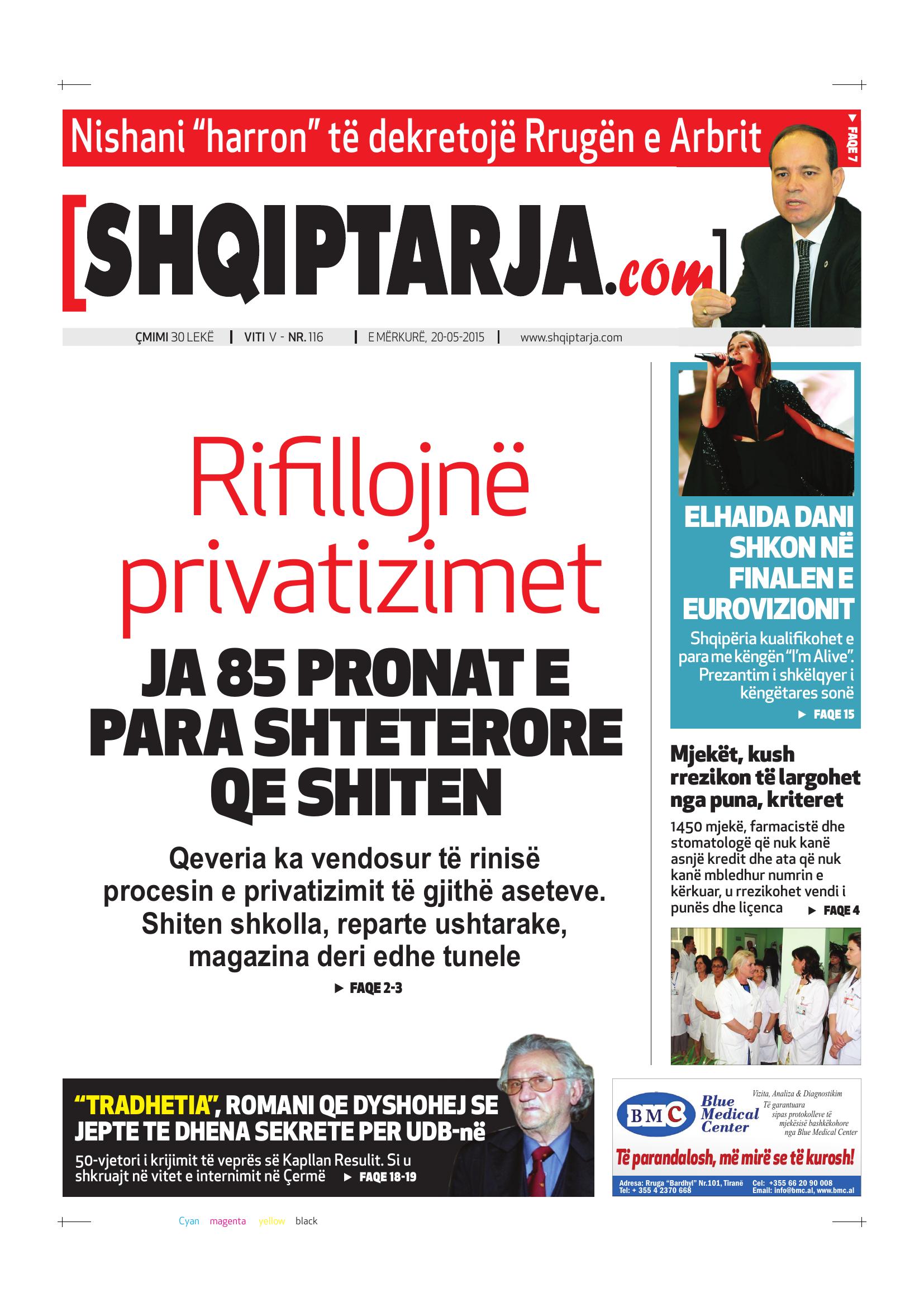 Shqiptarja.com 2015-05-20