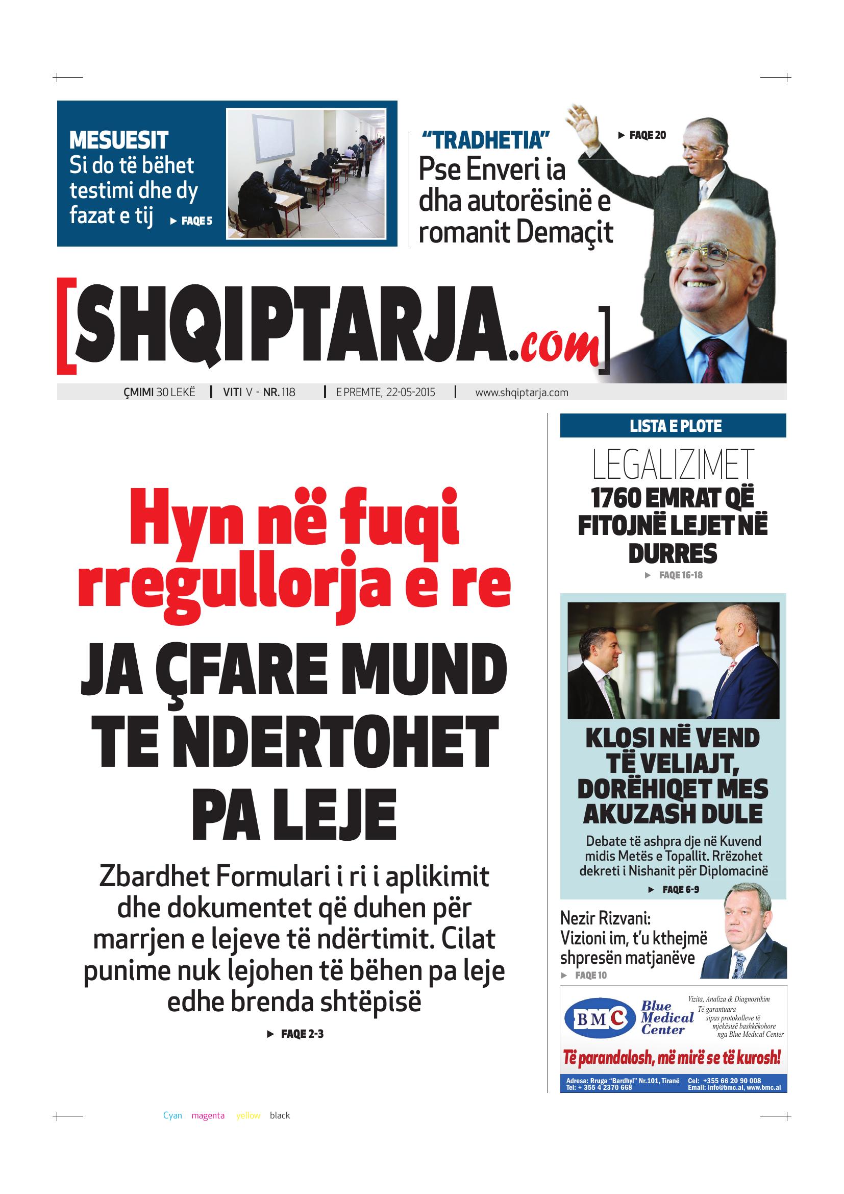 Shqiptarja.com 2015-05-22