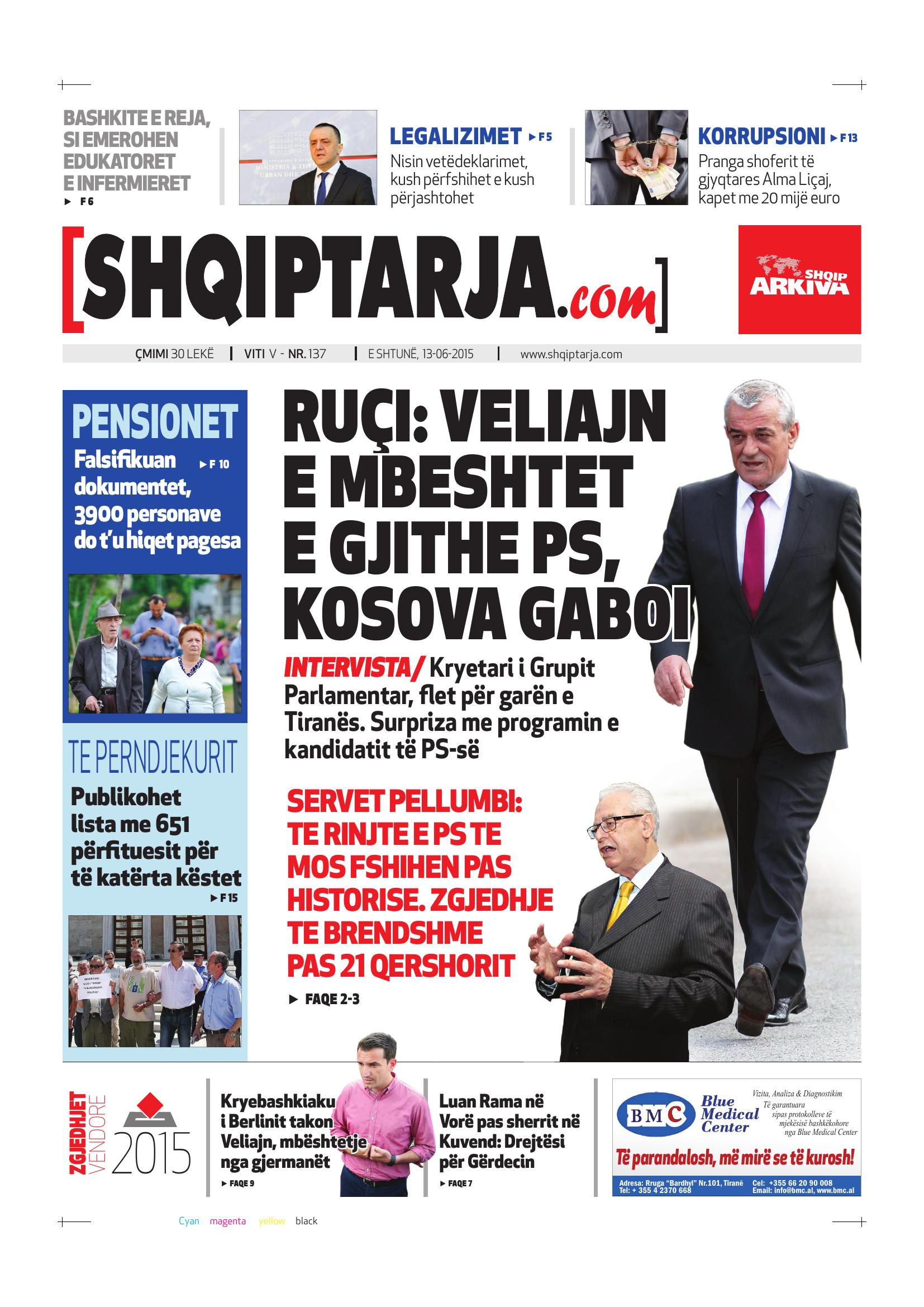 Shqiptarja.com 2015-06-13