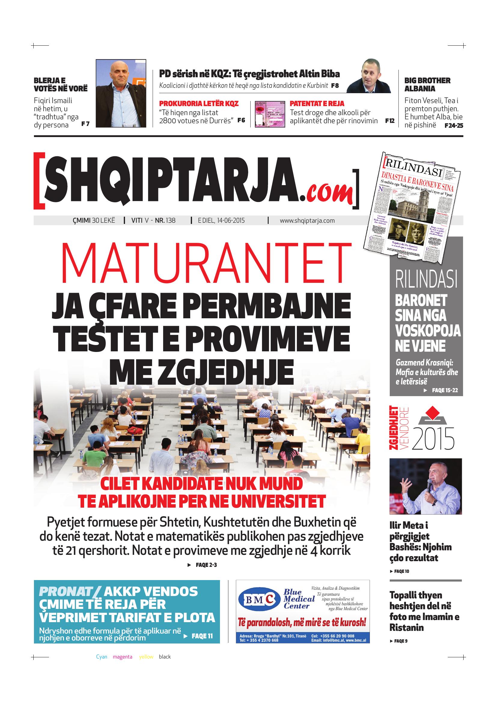 Shqiptarja.com 2015-06-14