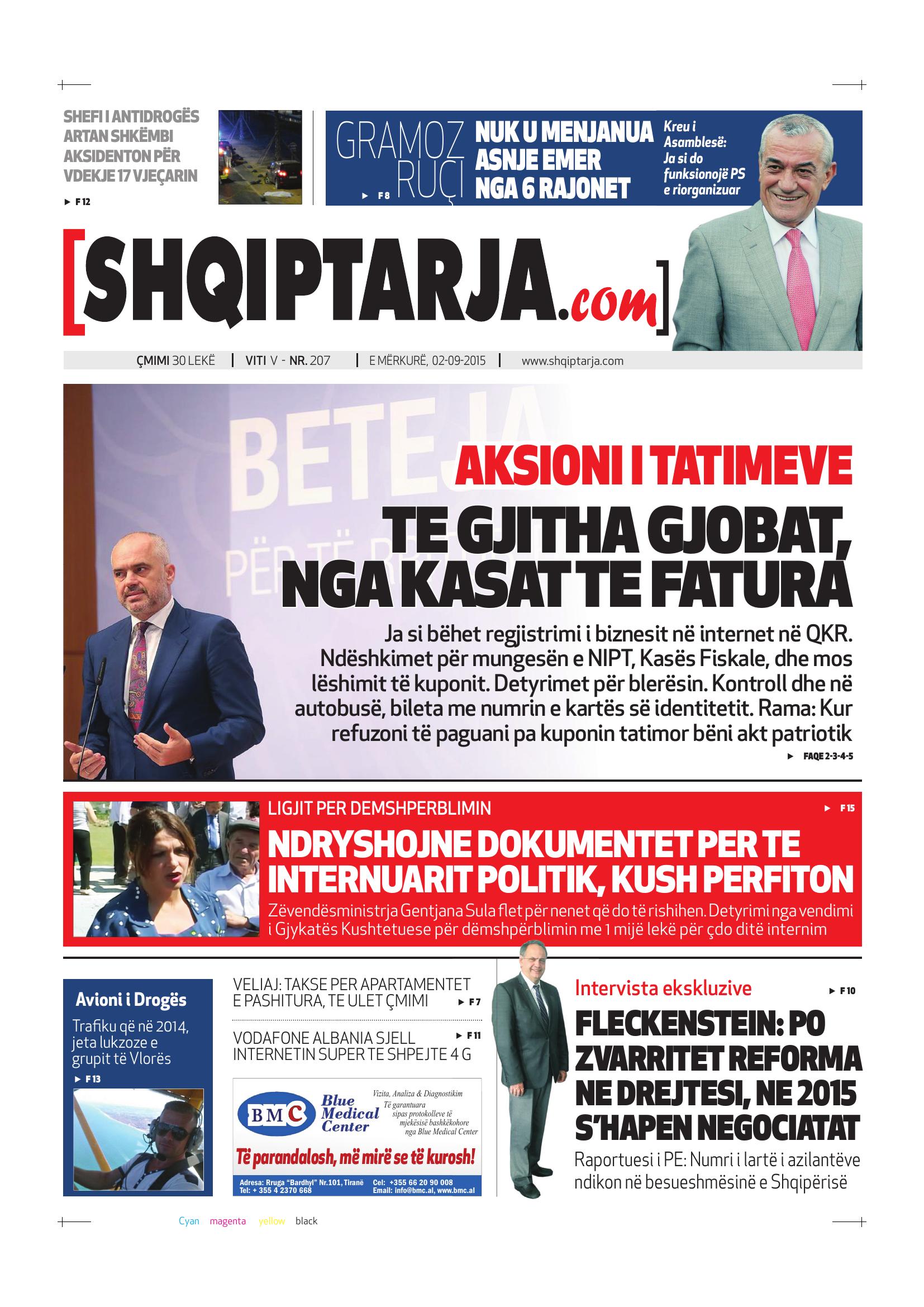 Shqiptarja.com 2015-09-02
