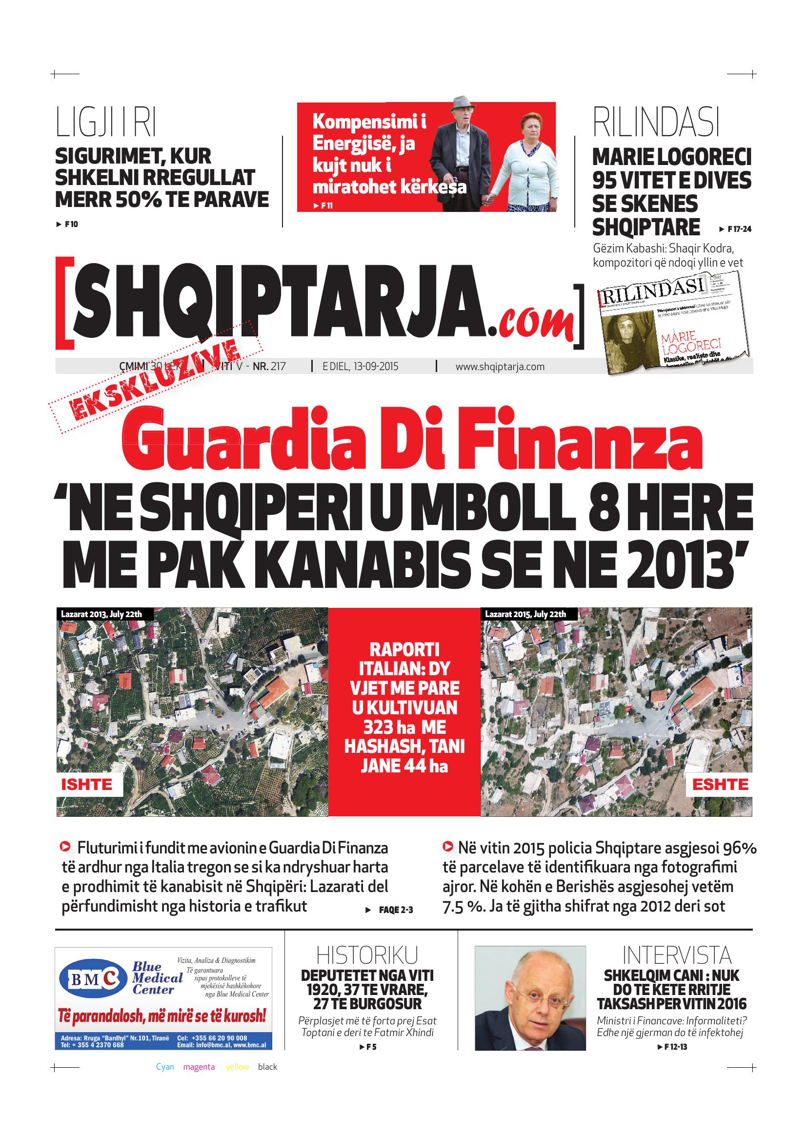 Shqiptarja.com 2015-09-13