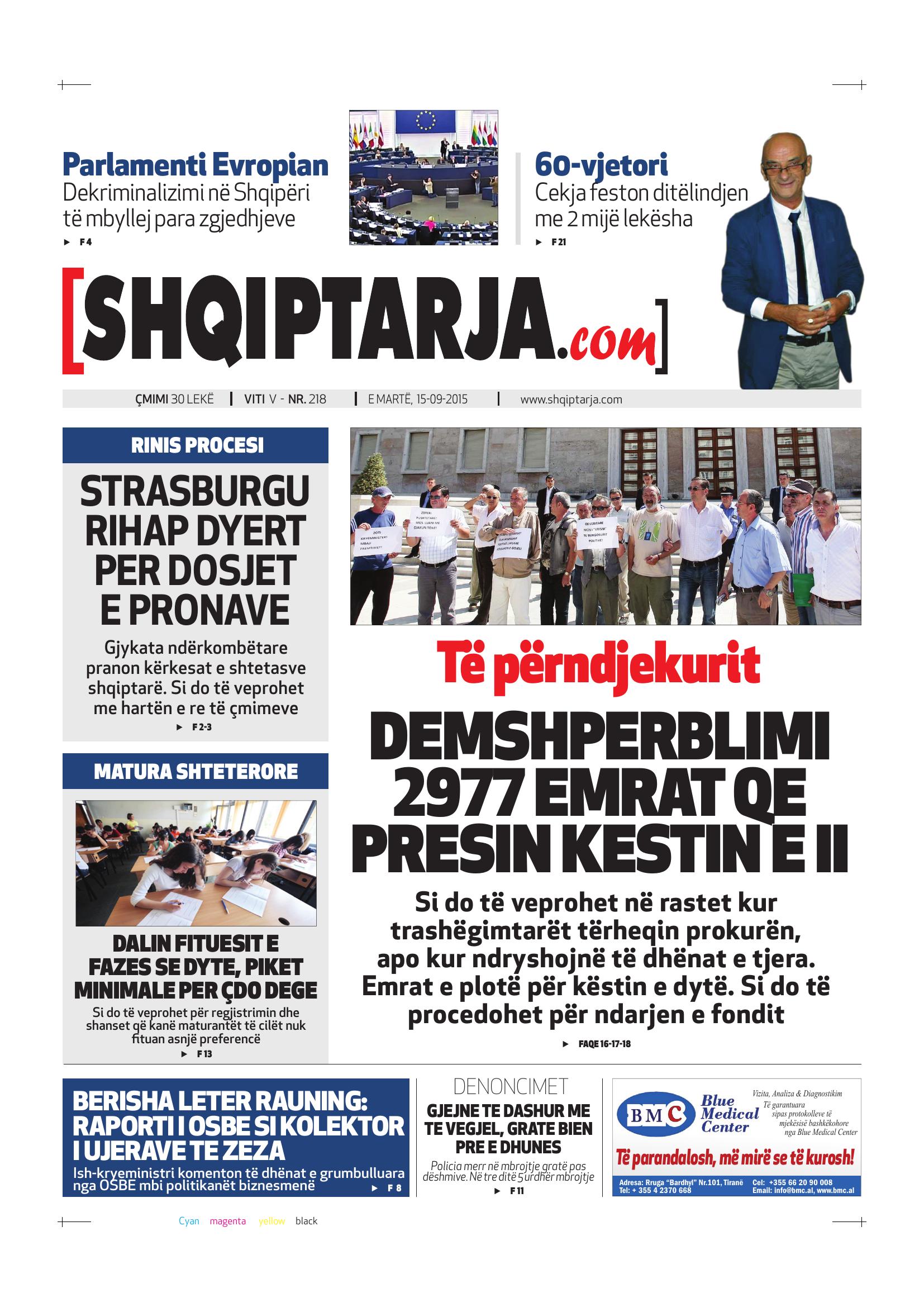 Shqiptarja.com 2015-09-15