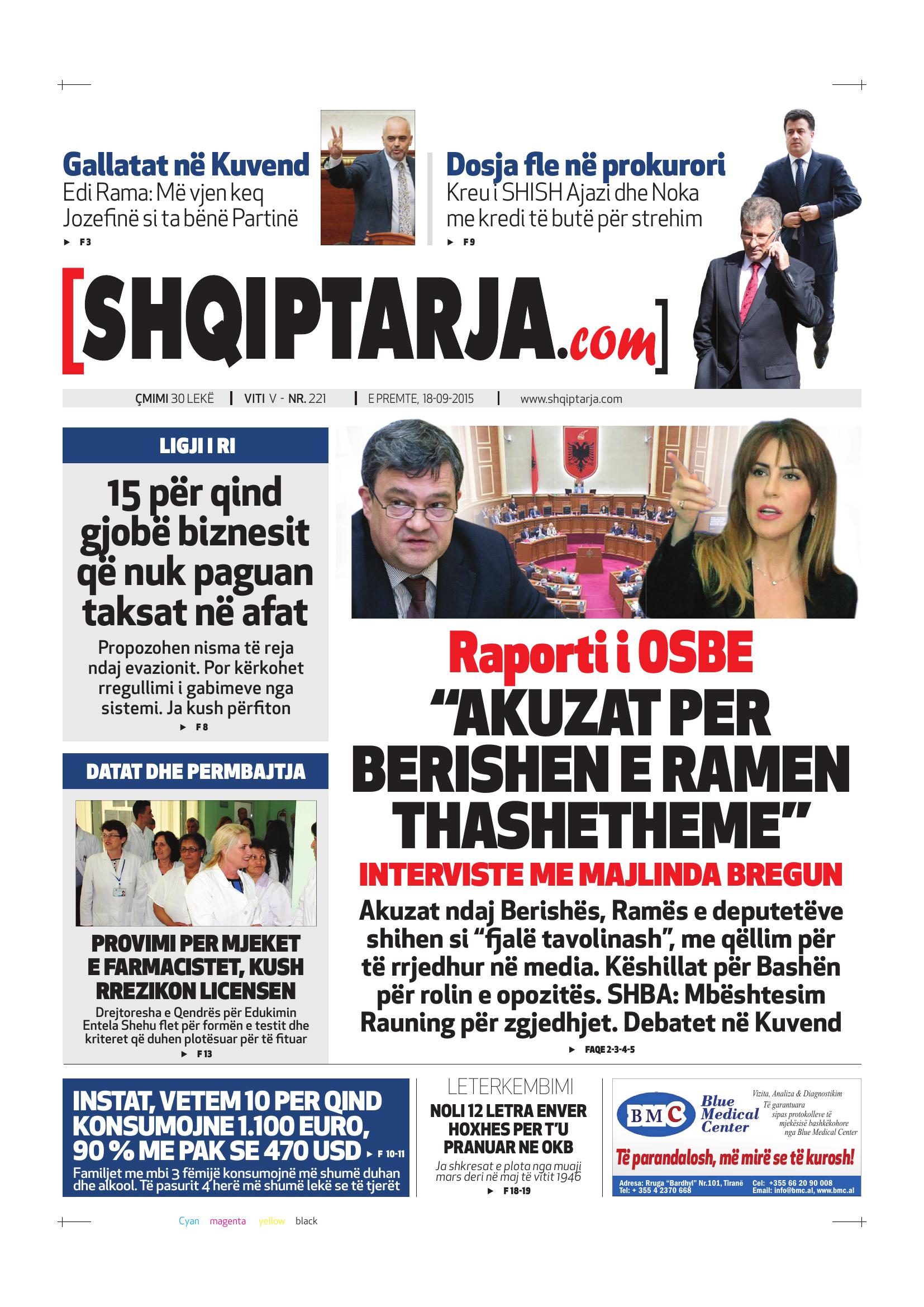 Shqiptarja.com 2015-09-18