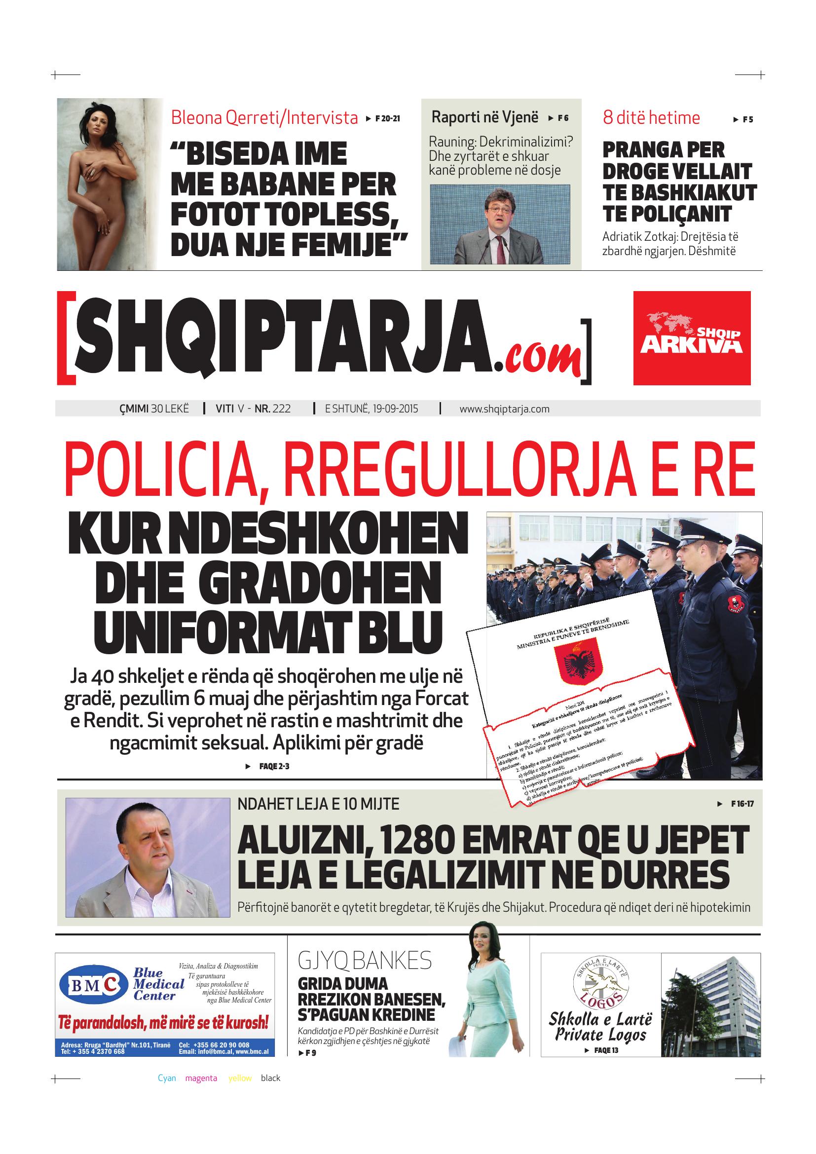 Shqiptarja.com 2015-09-19