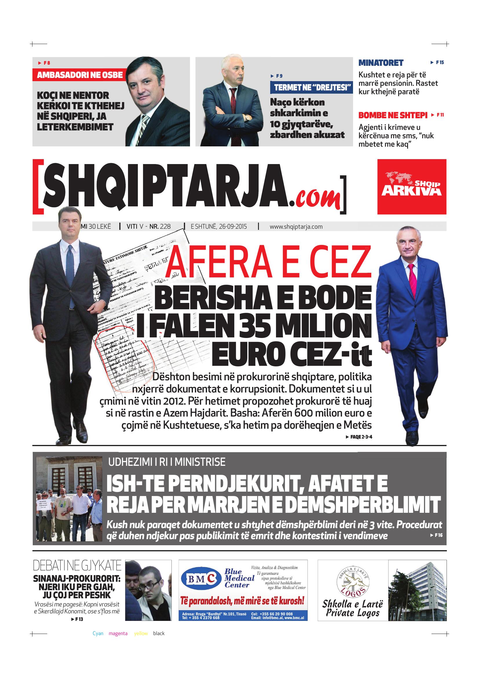 Shqiptarja.com 2015-09-26