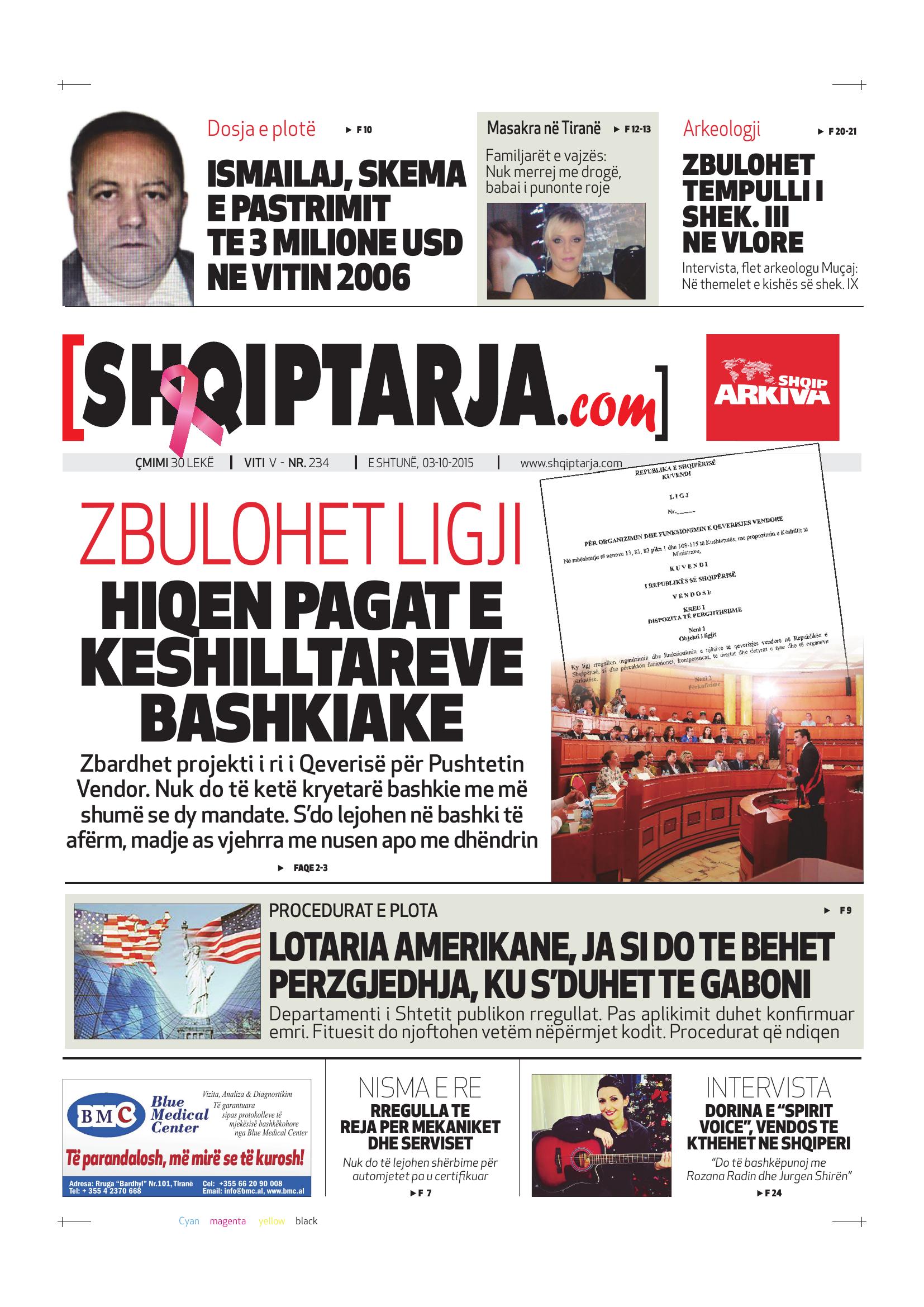 Shqiptarja.com 2015-10-03