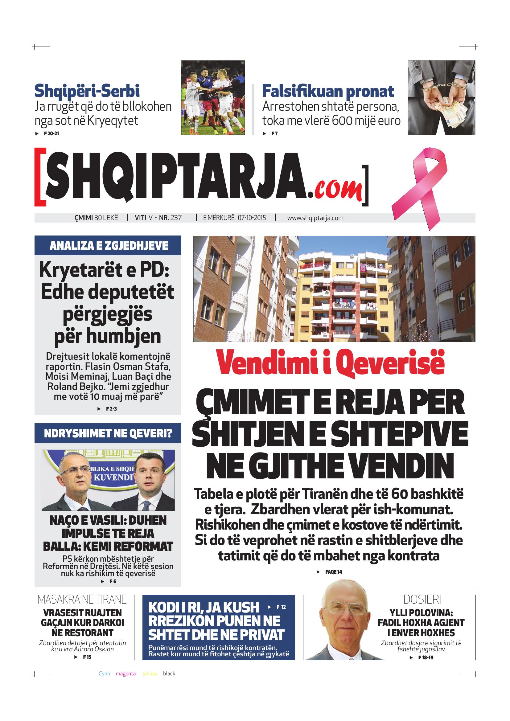 Shqiptarja.com 2015-10-07