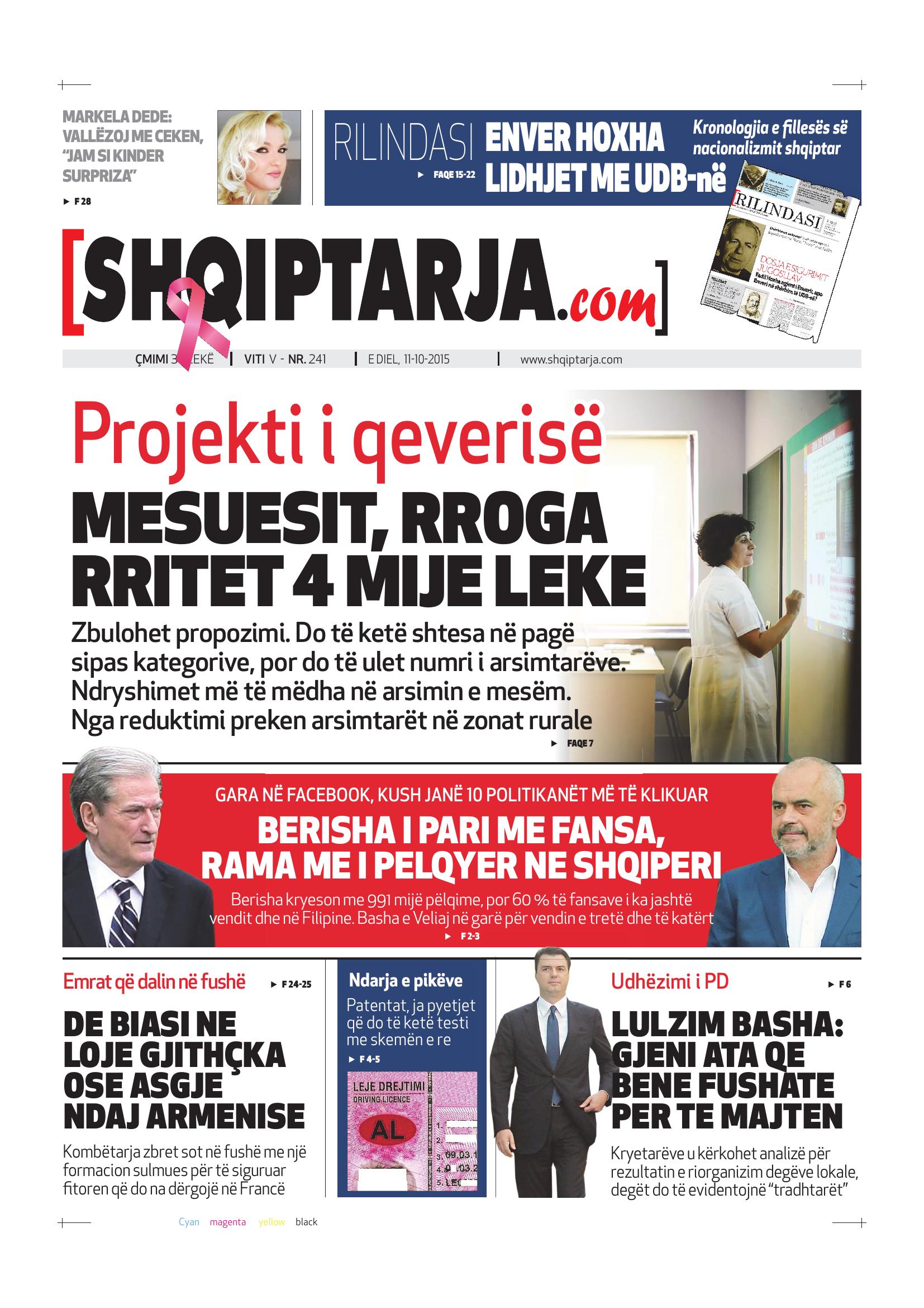 Shqiptarja.com 2015-10-11