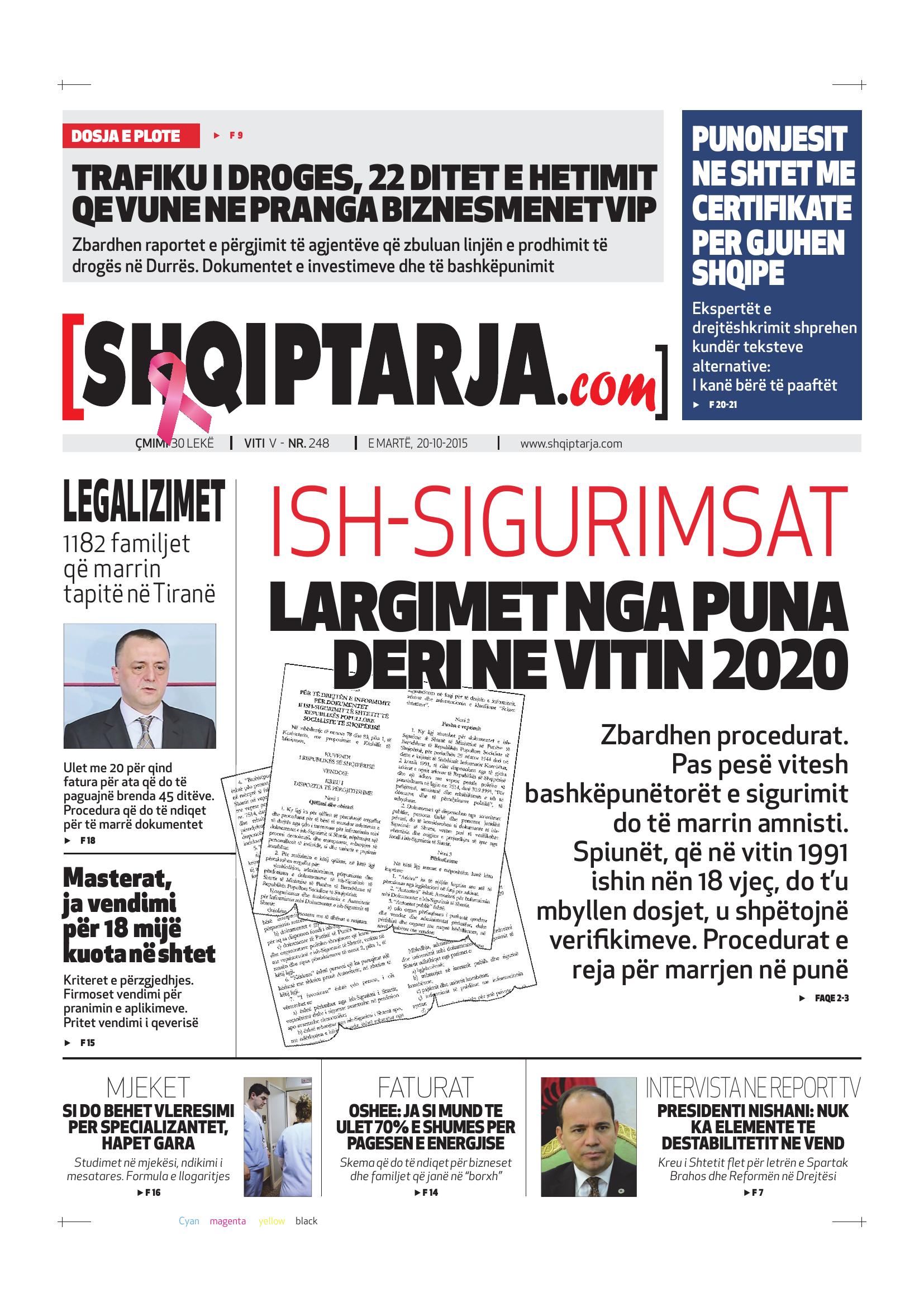 Shqiptarja.com 2015-10-20