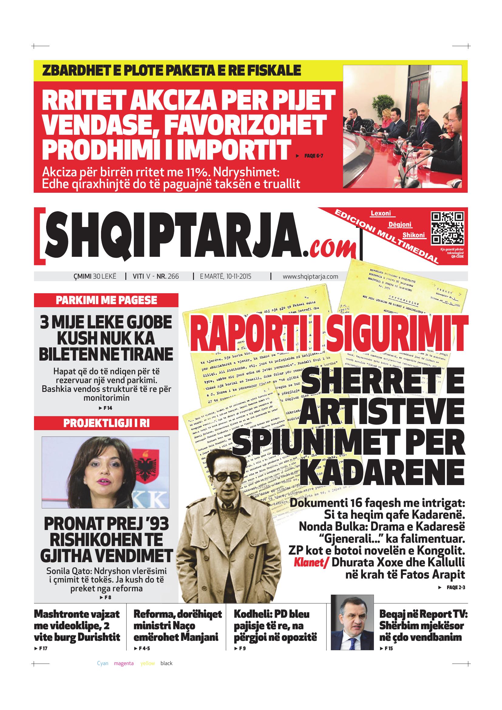 Shqiptarja.com 2015-11-10