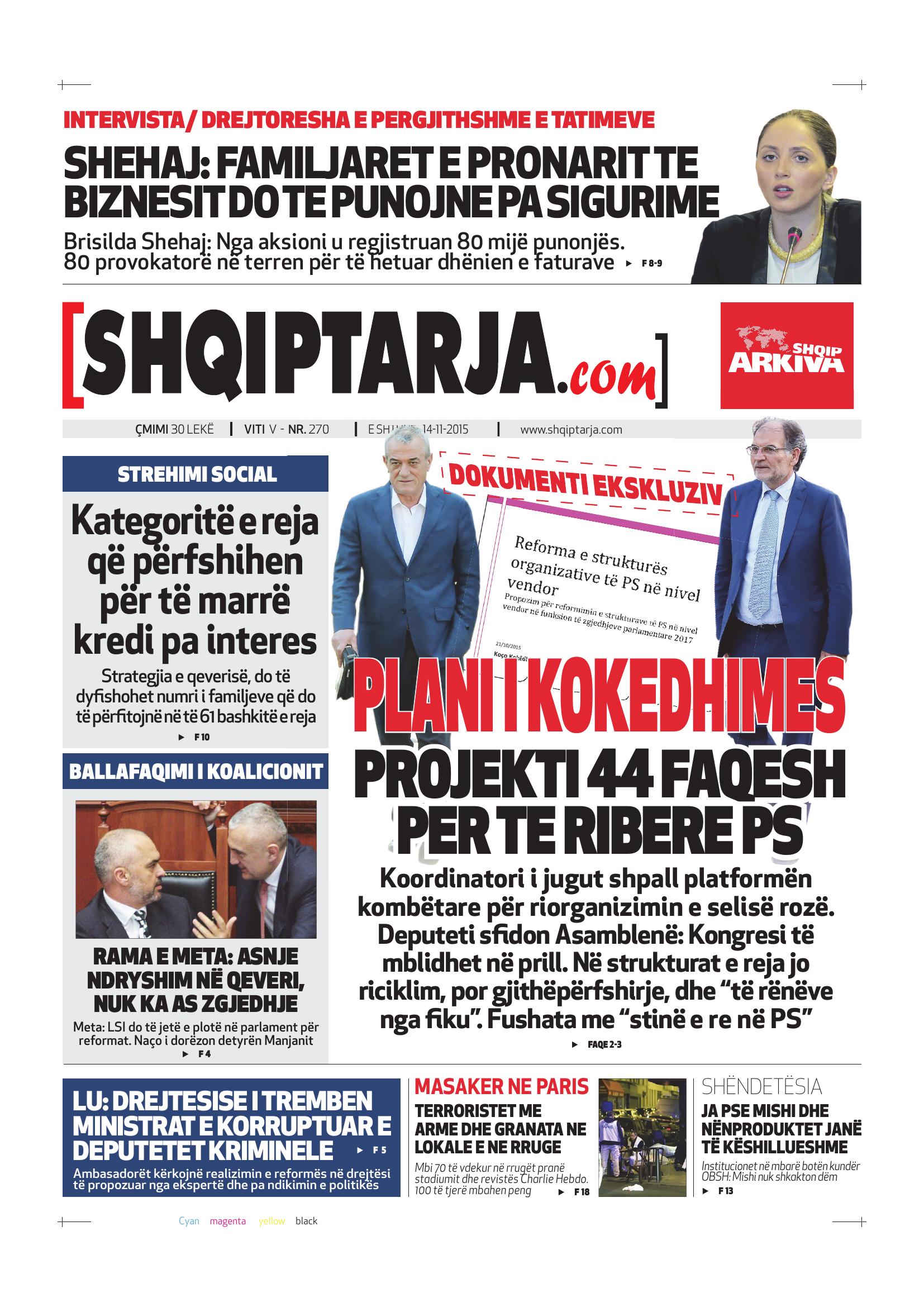 Shqiptarja.com 2015-11-14
