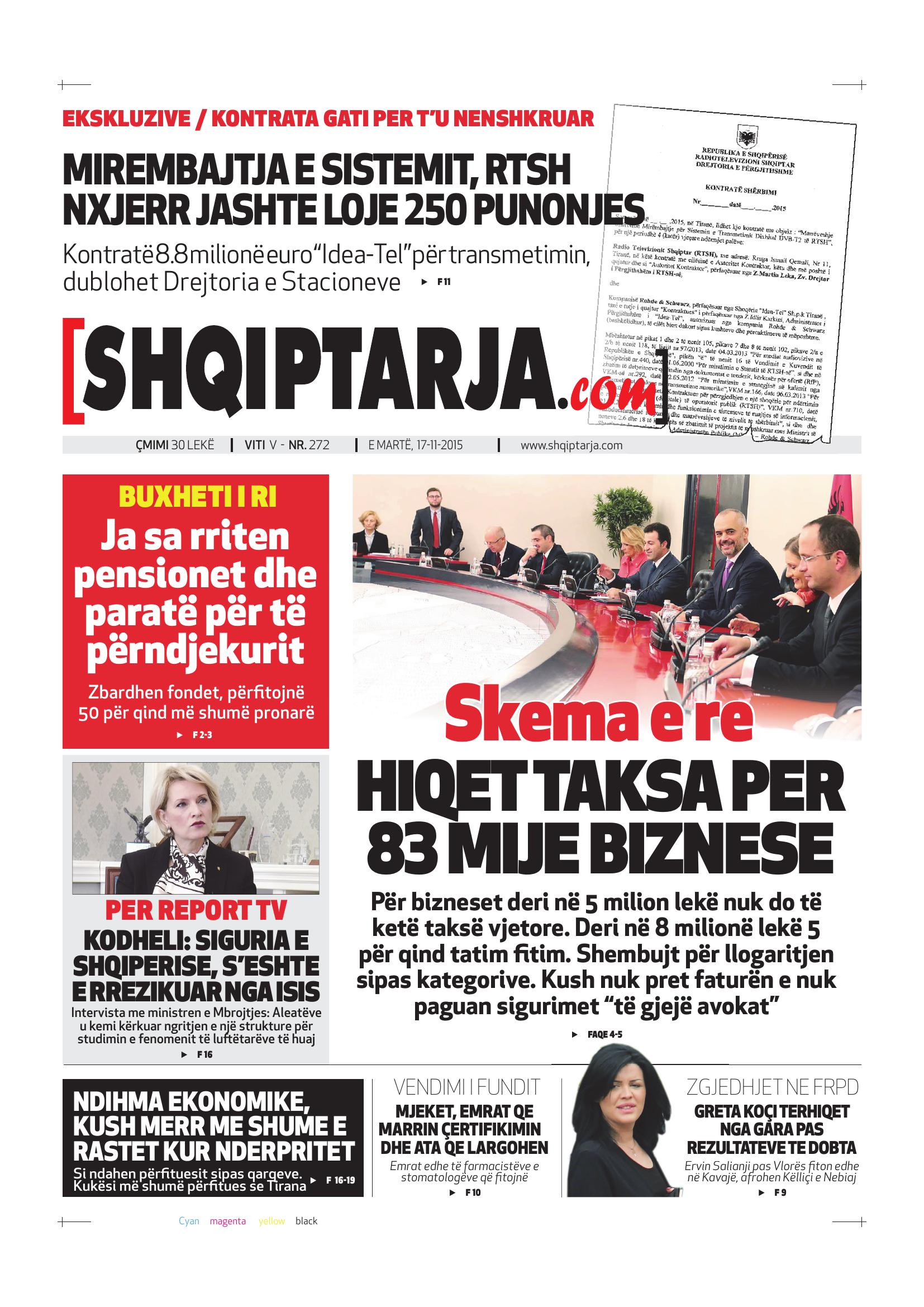 Shqiptarja.com 2015-11-17