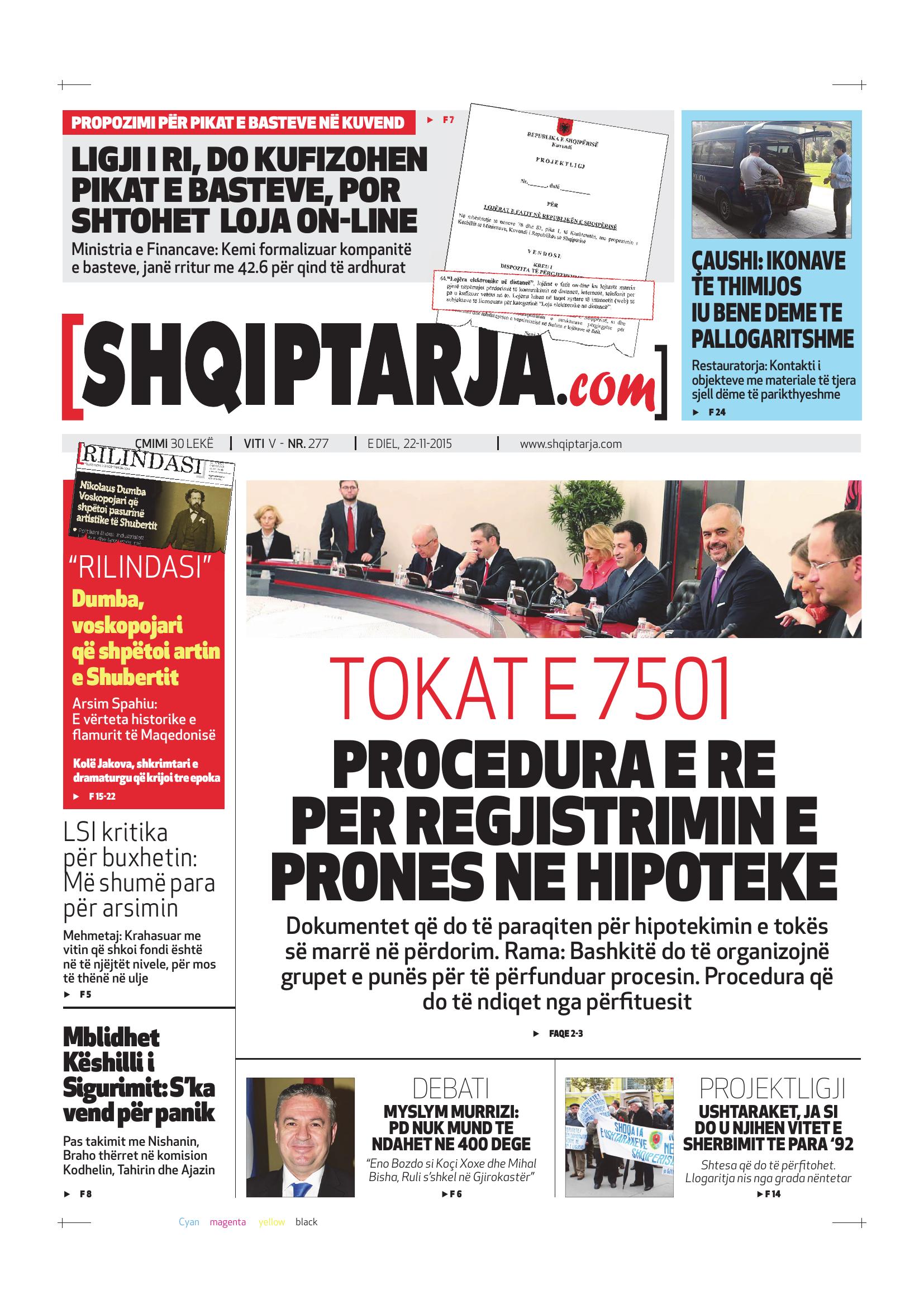 Shqiptarja.com 2015-11-22