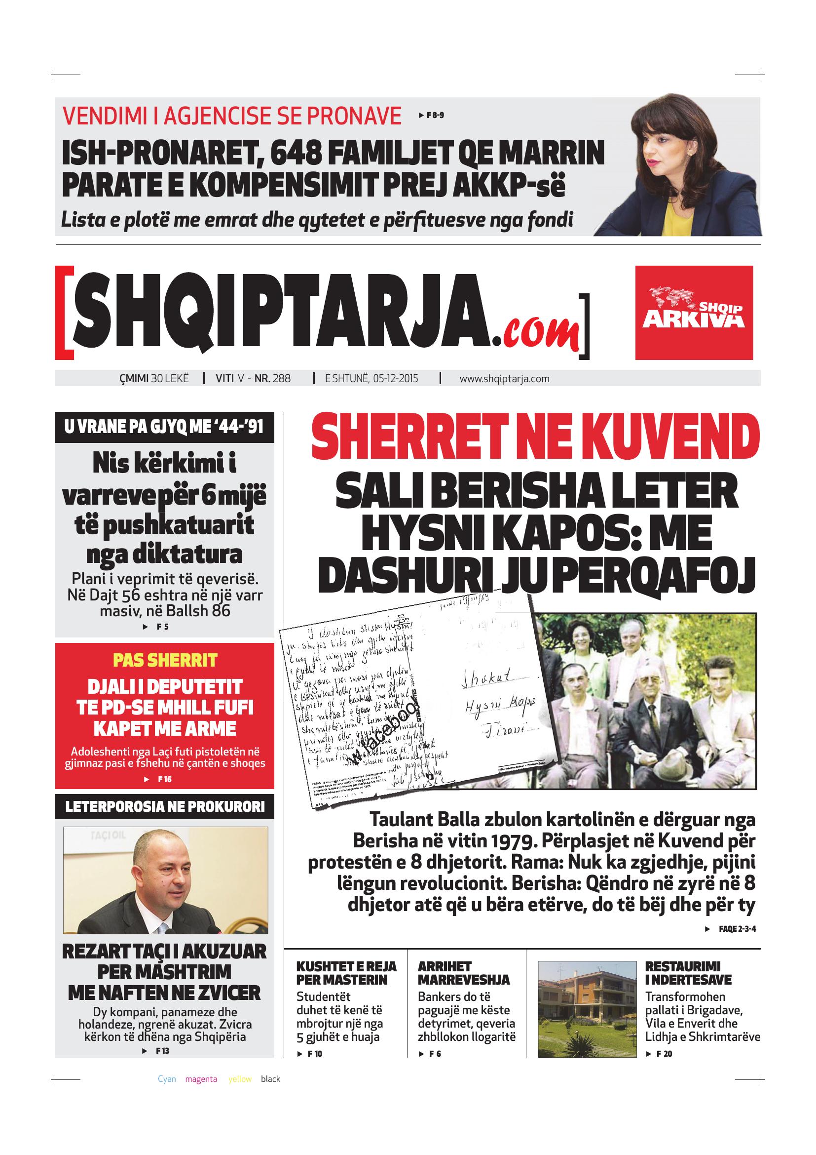 Shqiptarja.com 2015-12-05