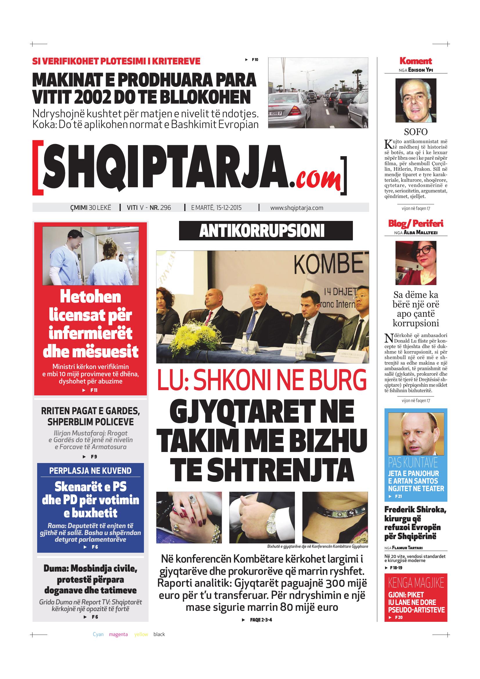 Shqiptarja.com 2015-12-15