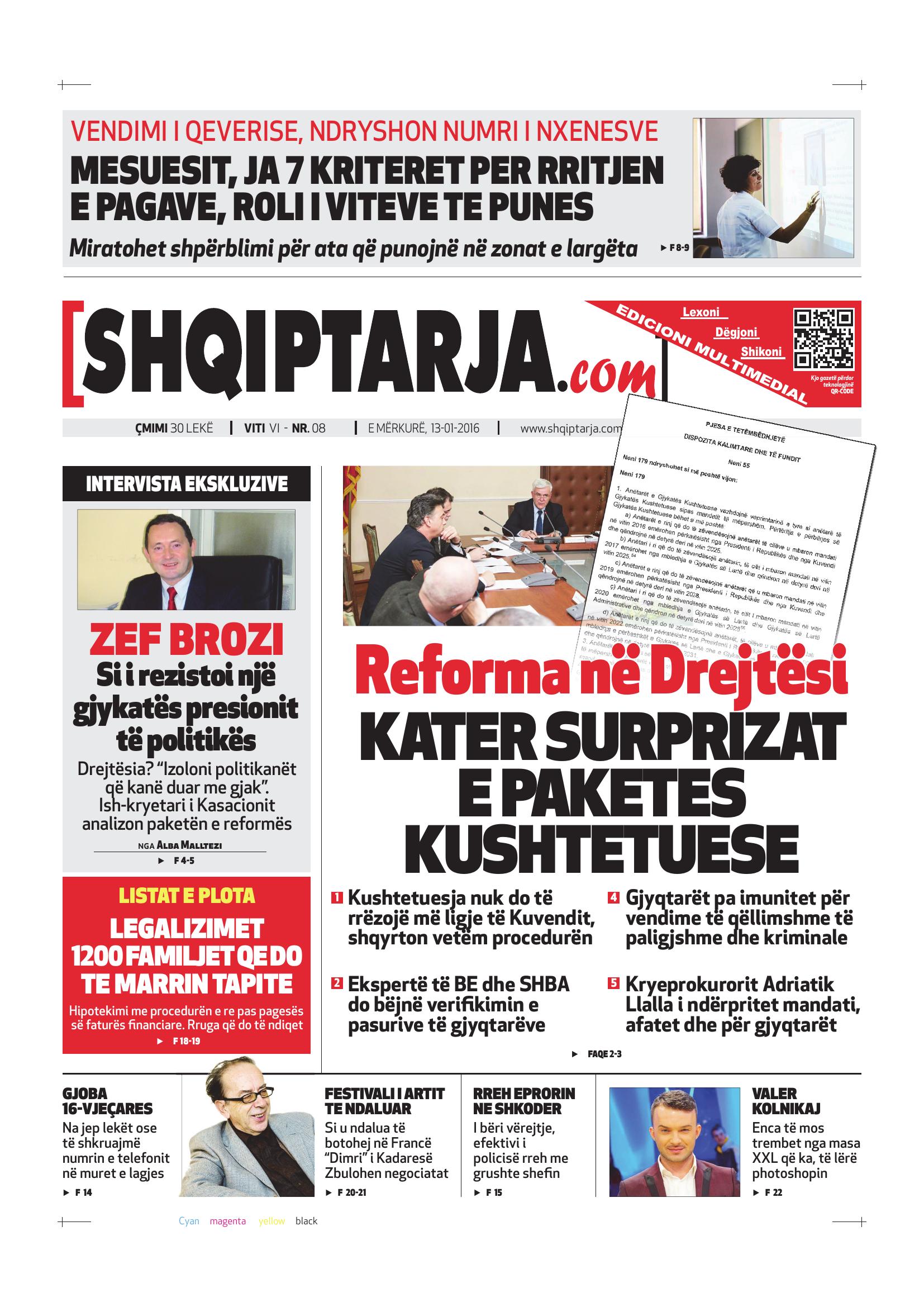 Shqiptarja.com 2016-01-13
