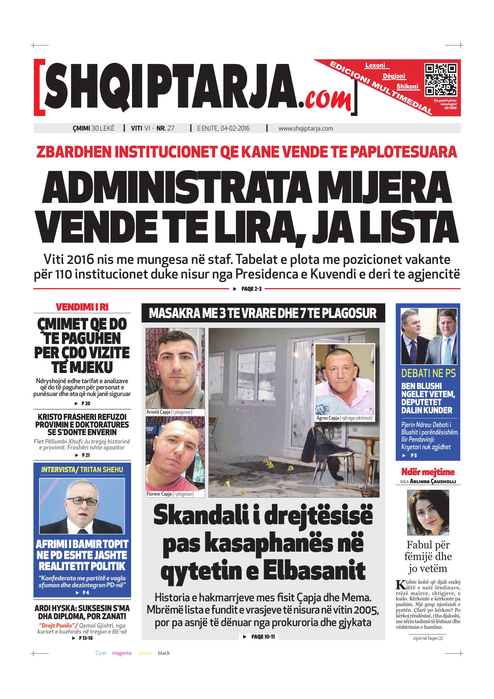 Shqiptarja.com 2016-02-04