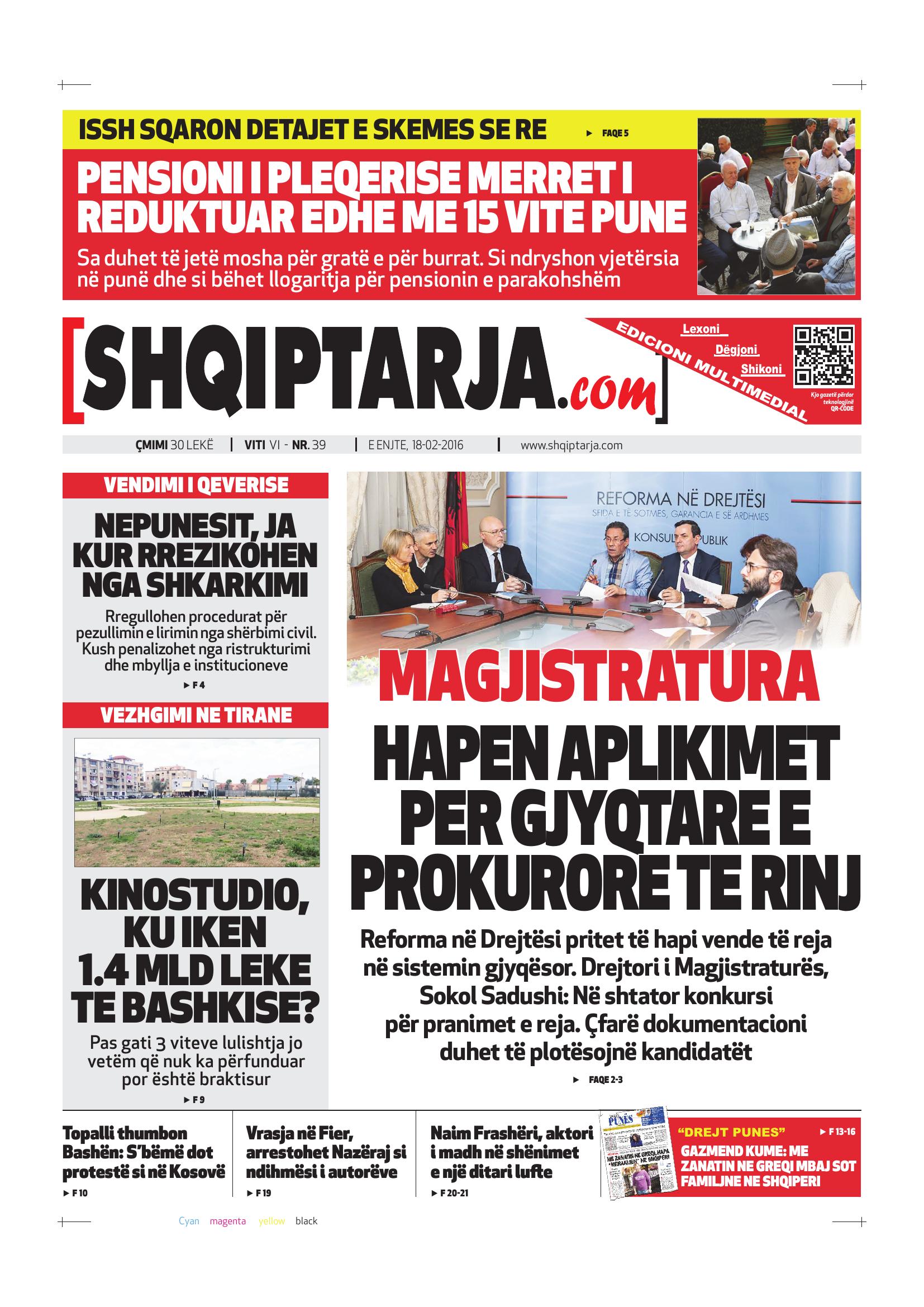 Shqiptarja.com 2016-02-18