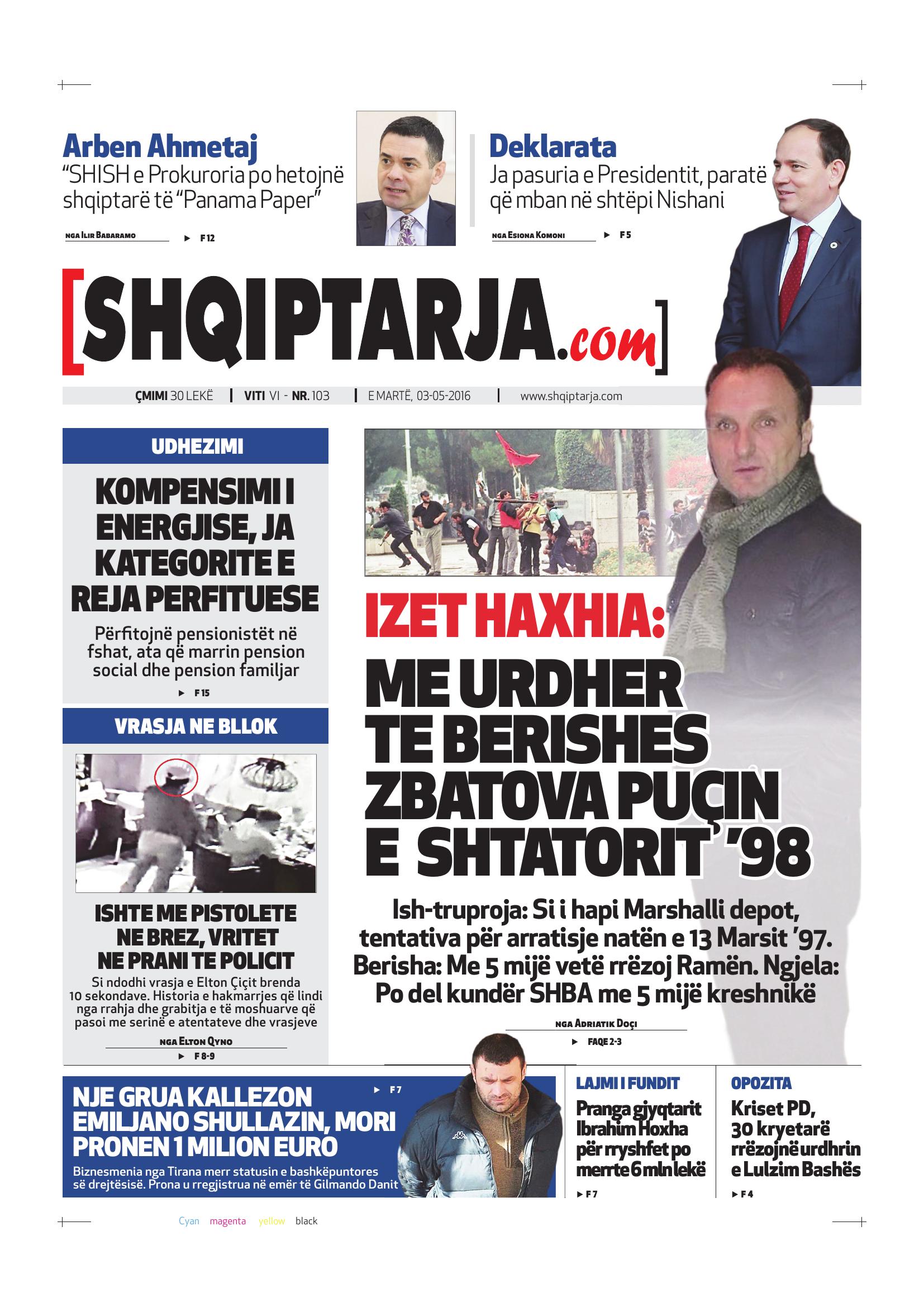 Shqiptarja.com 2016-05-03