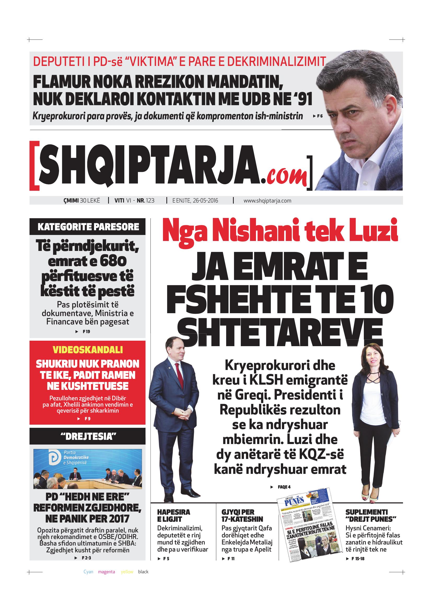 Shqiptarja.com 2016-05-26