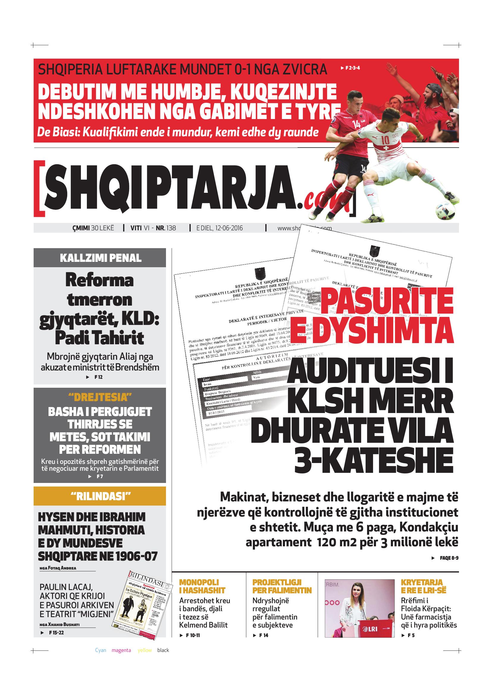 Shqiptarja.com 2016-06-12