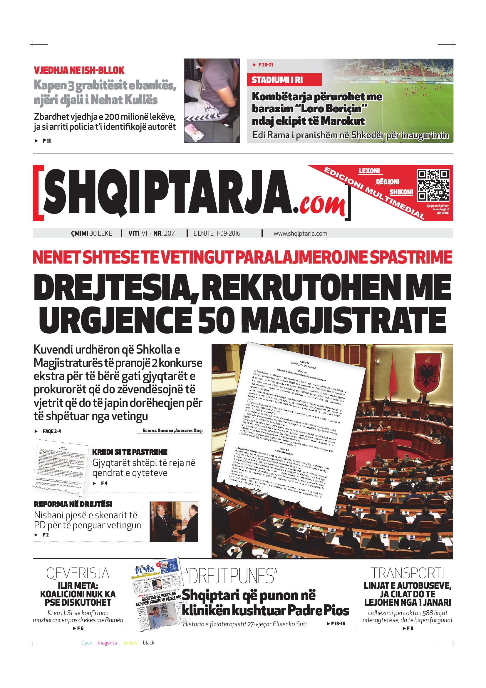Shqiptarja.com 2016-09-01