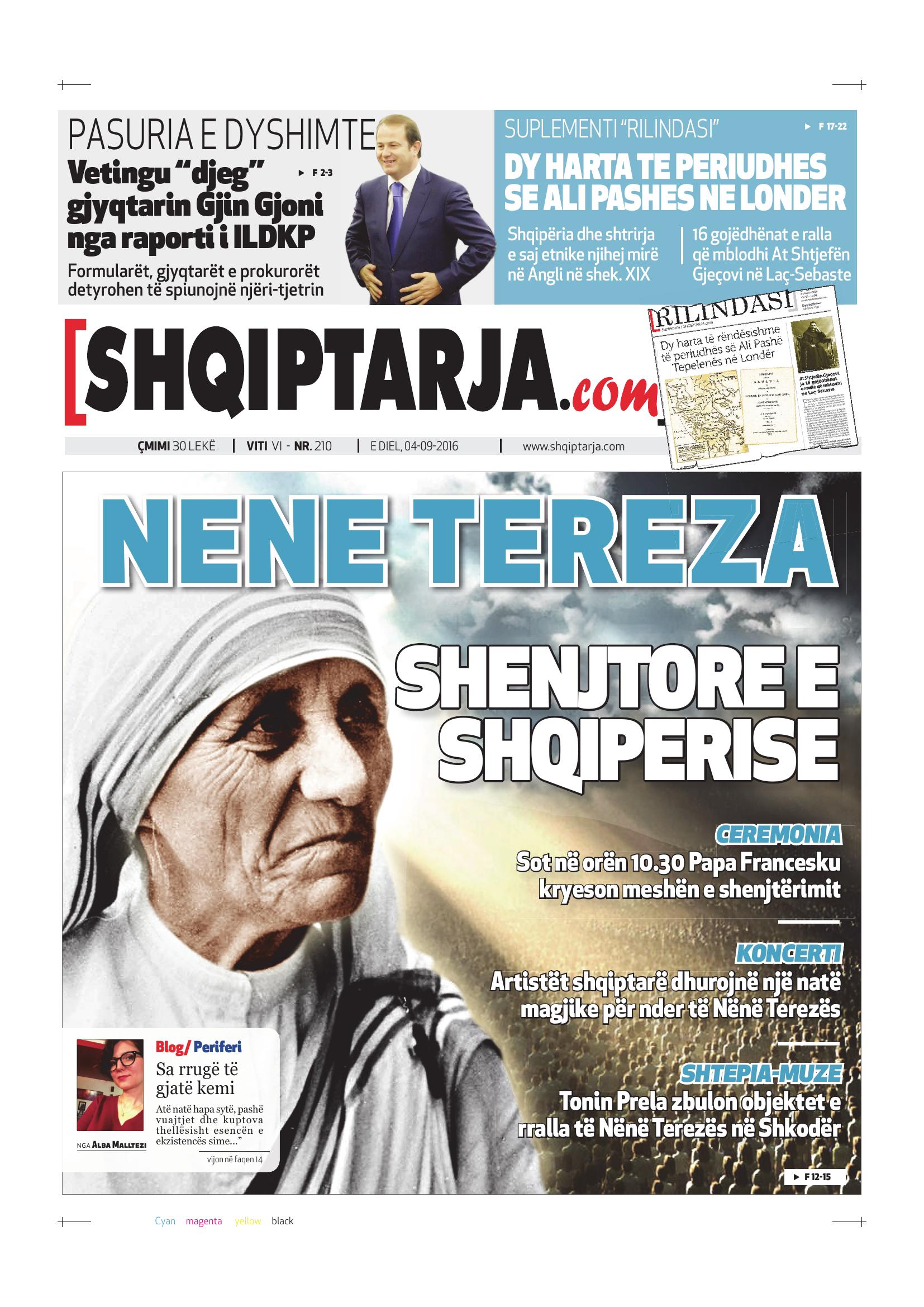 Shqiptarja.com 2016-09-04