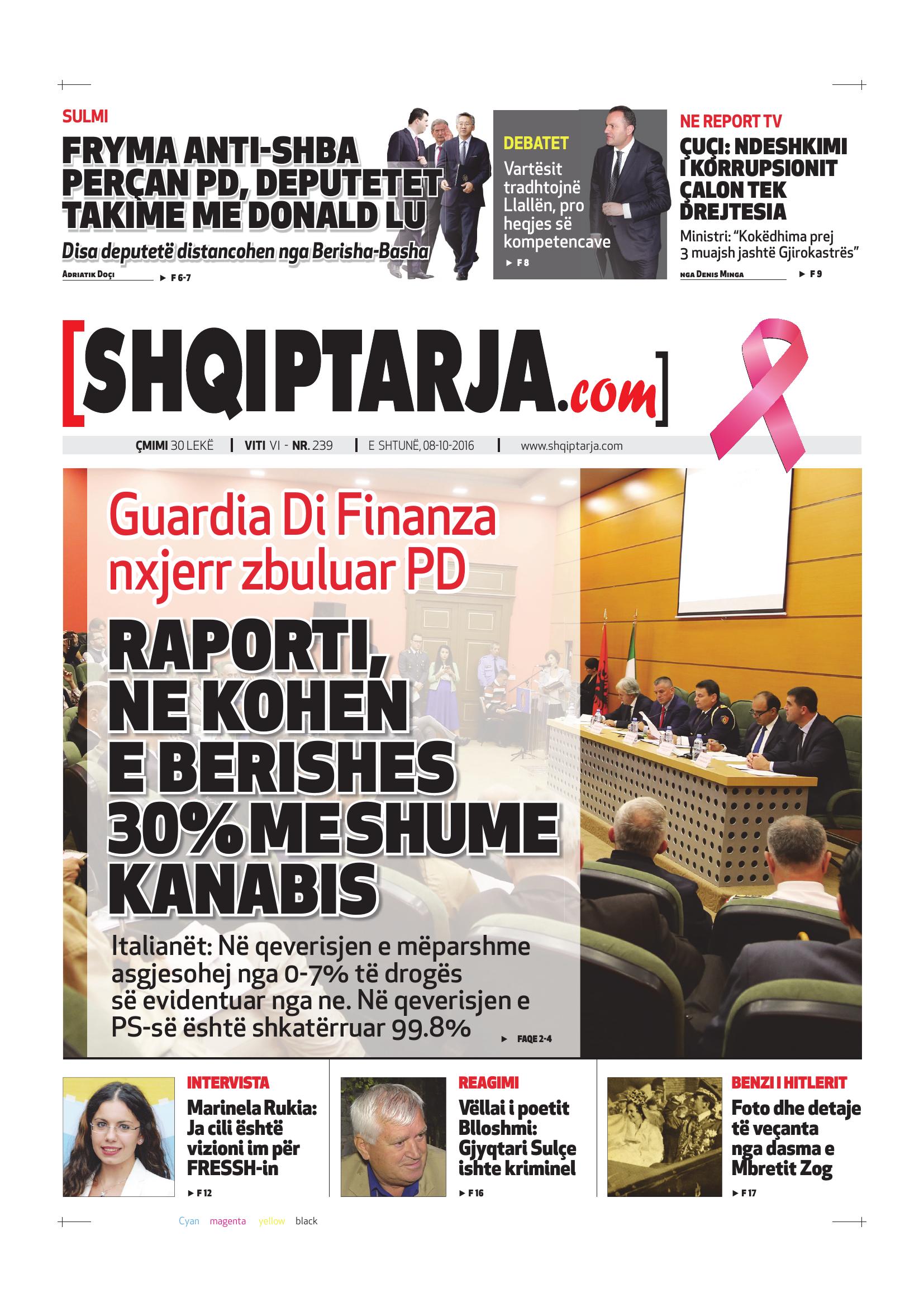 Shqiptarja.com 2016-10-08