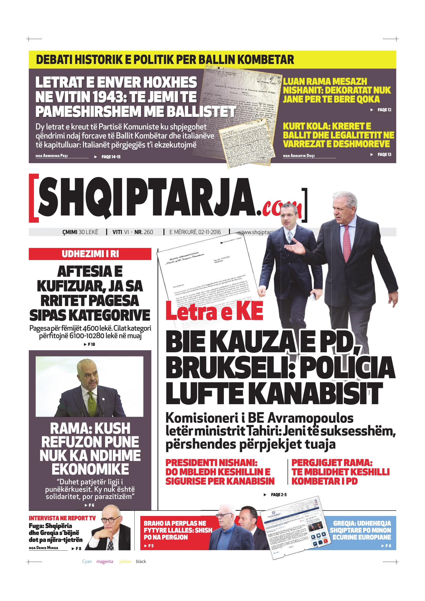 Shqiptarja.com 2016-11-02