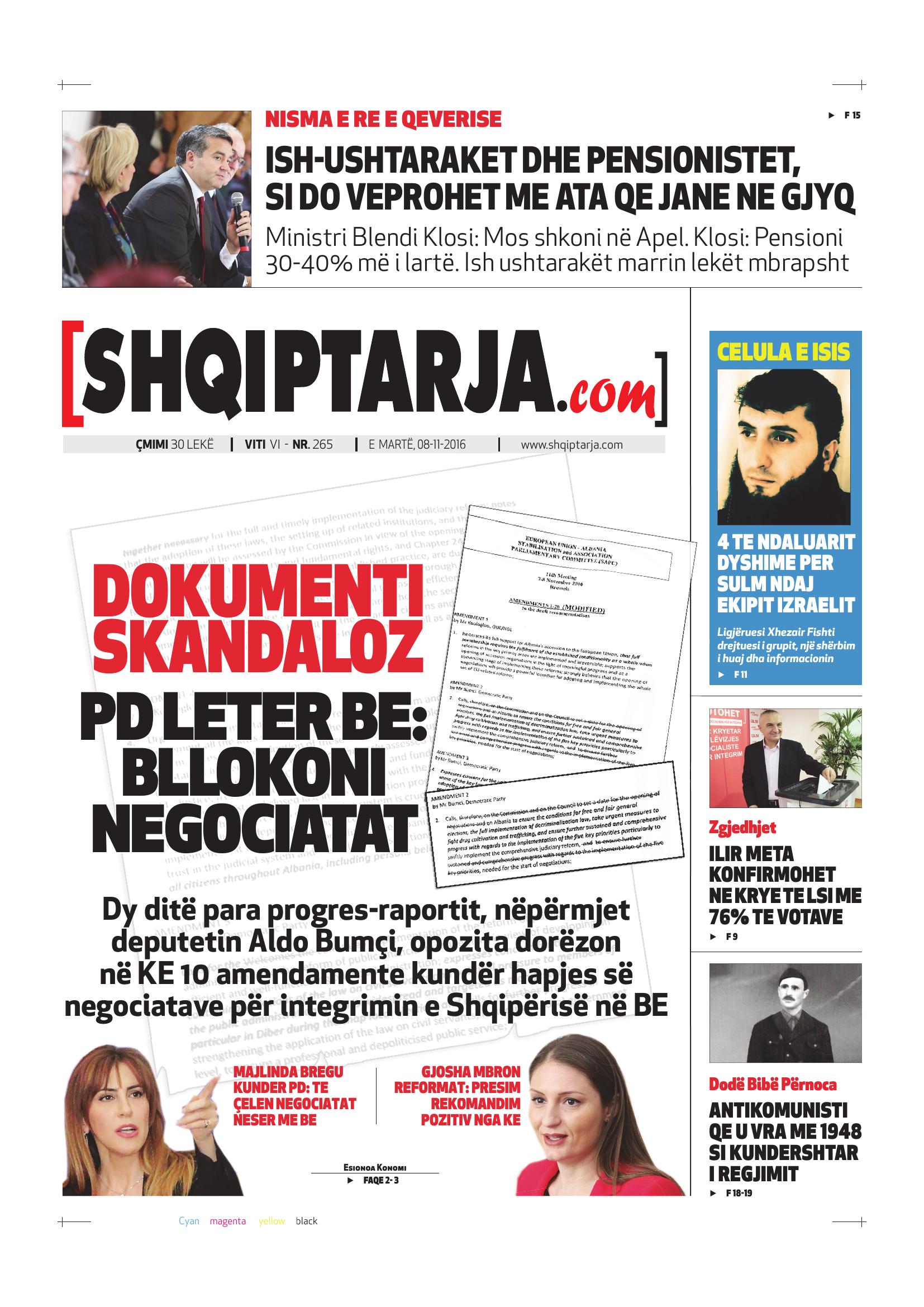 Shqiptarja.com 2016-11-08