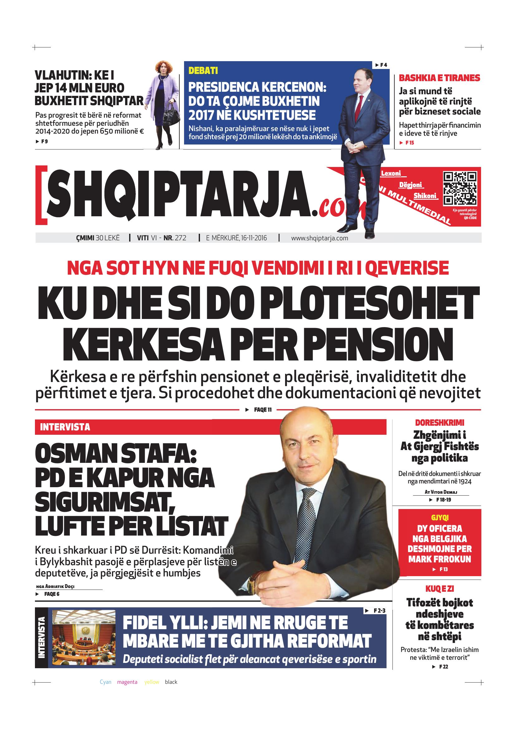 Shqiptarja.com 2016-11-16