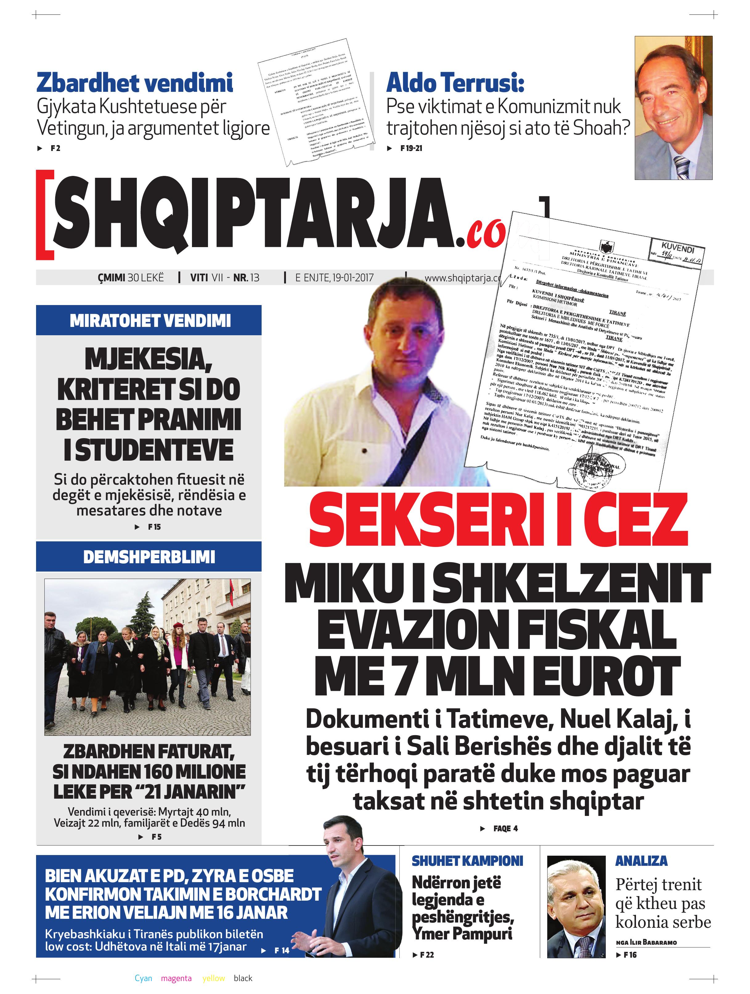 Shqiptarja.com 2017-01-19