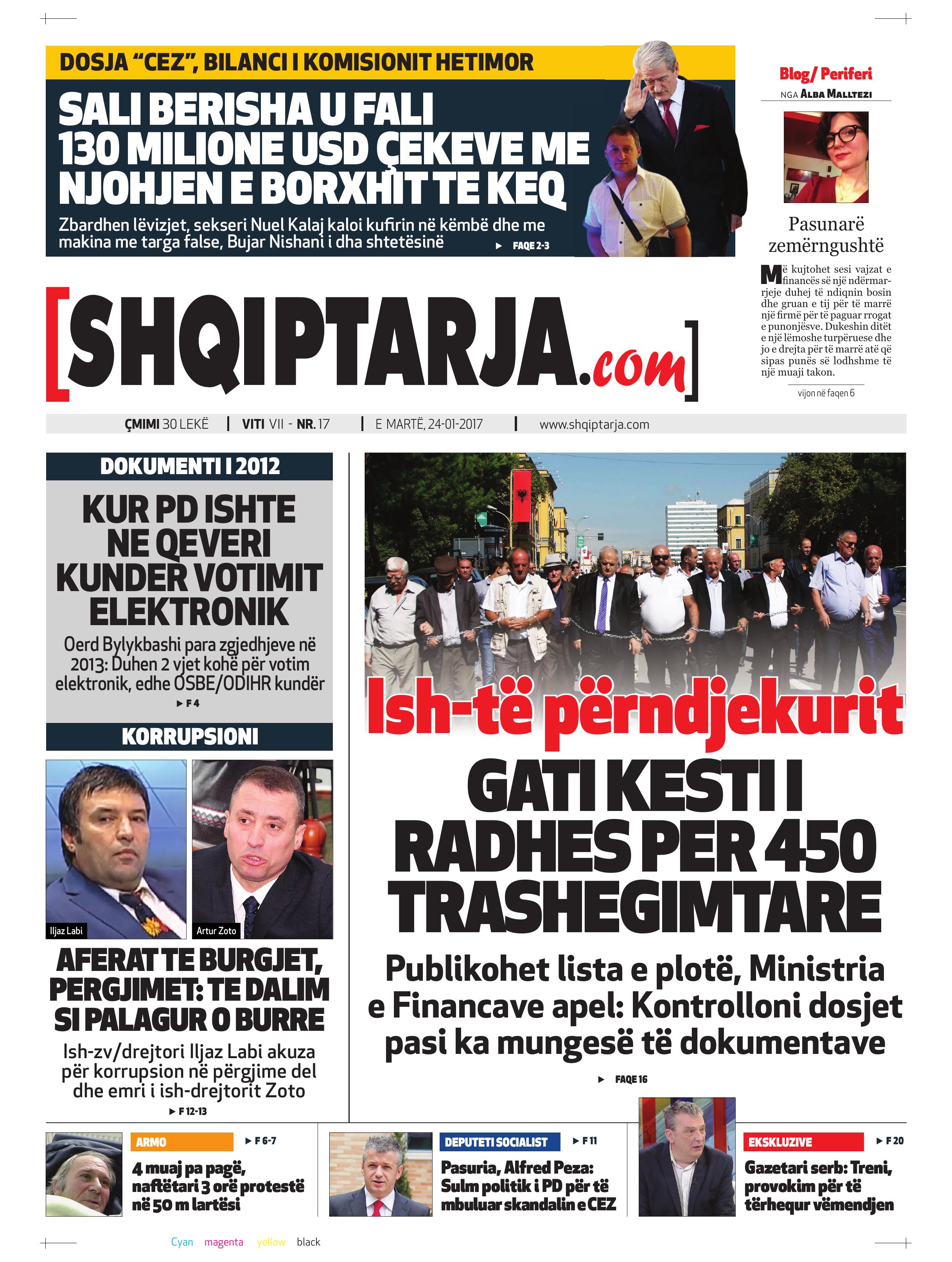 Shqiptarja.com 2017-01-24