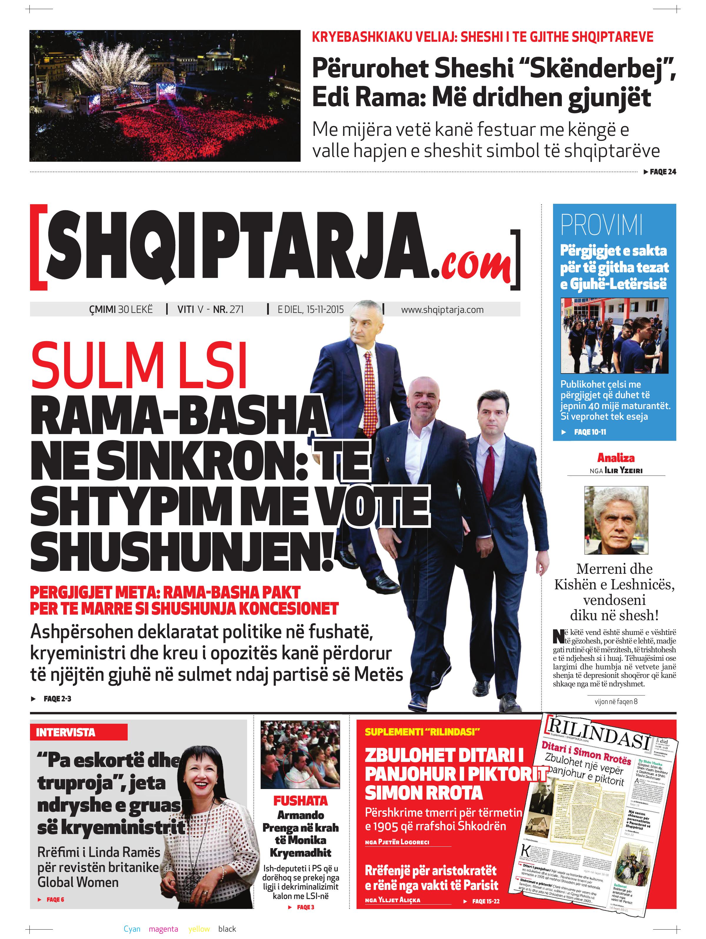 Shqiptarja.com 2015-11-15