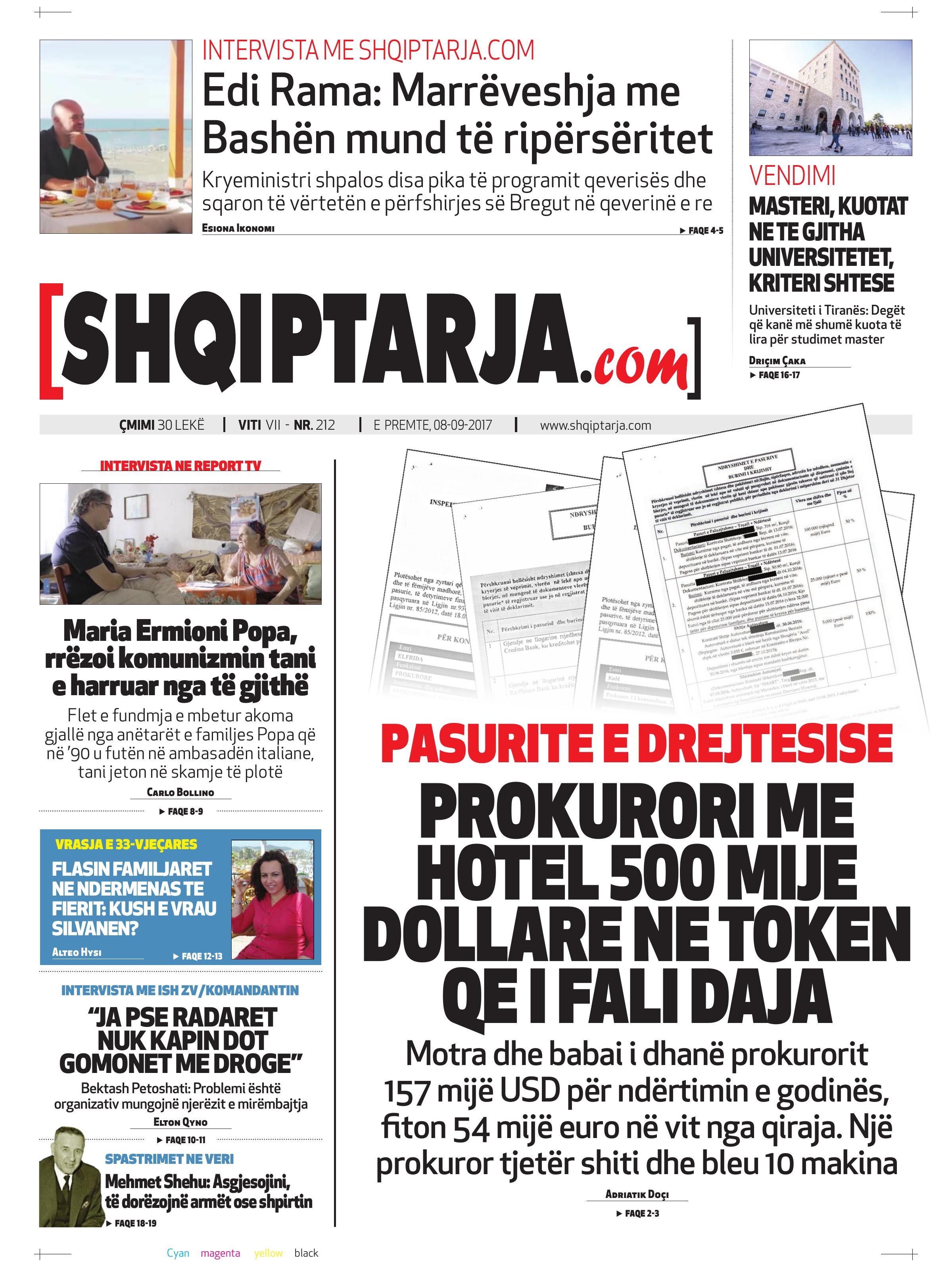 Shqiptarja.com 2017-09-08