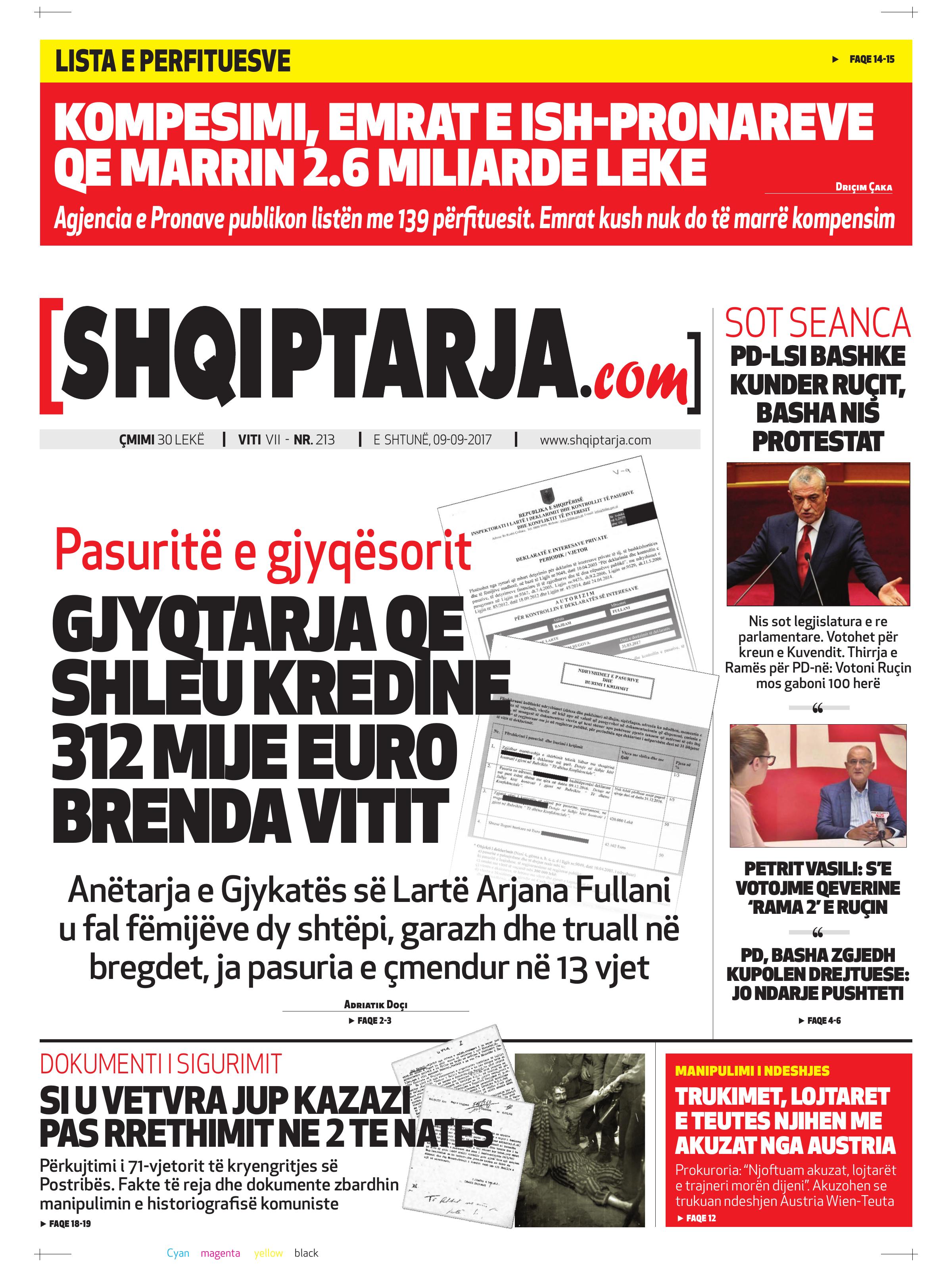 Shqiptarja.com 2017-09-09