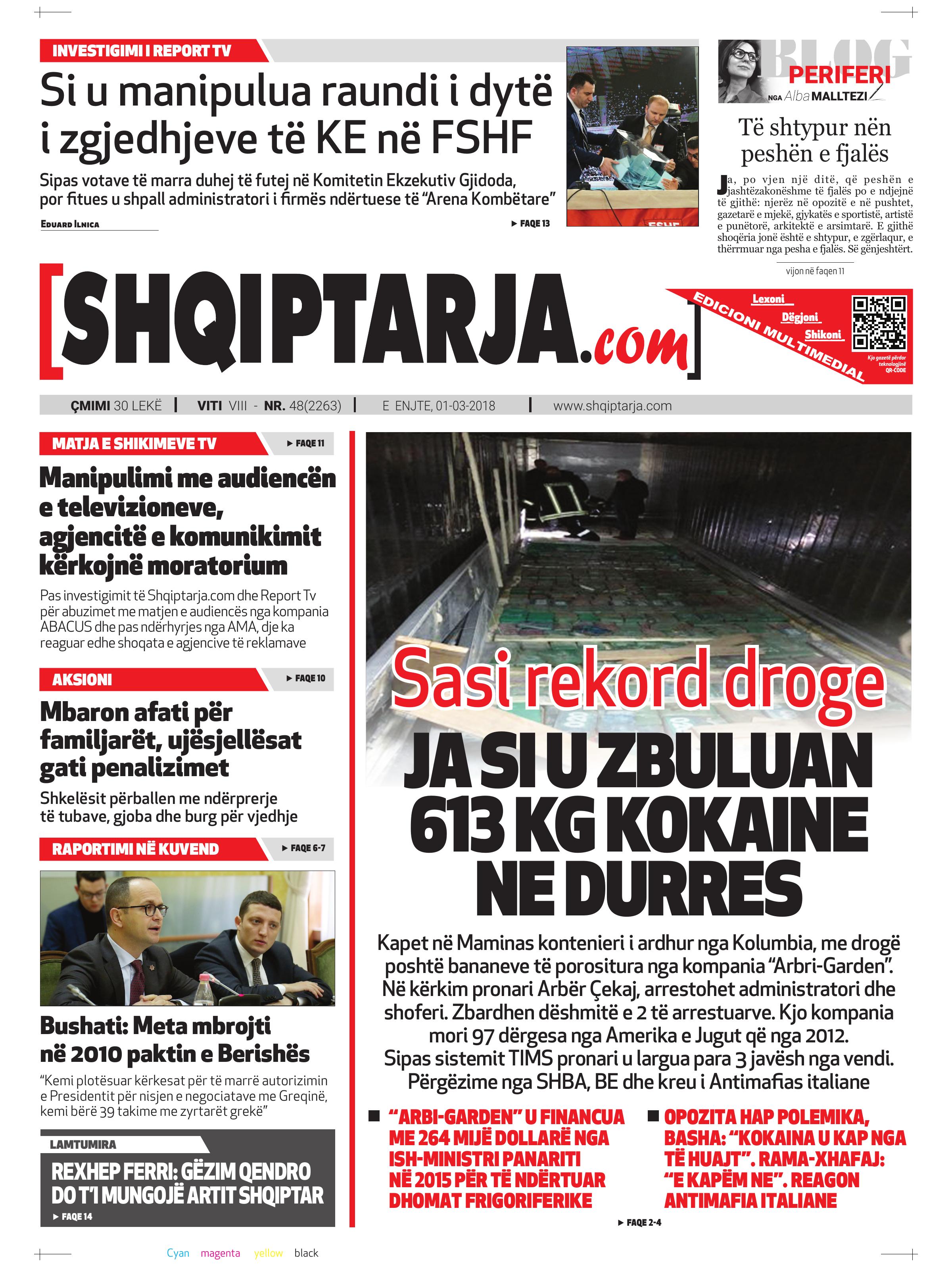 Shqiptarja.com 2018-03-01