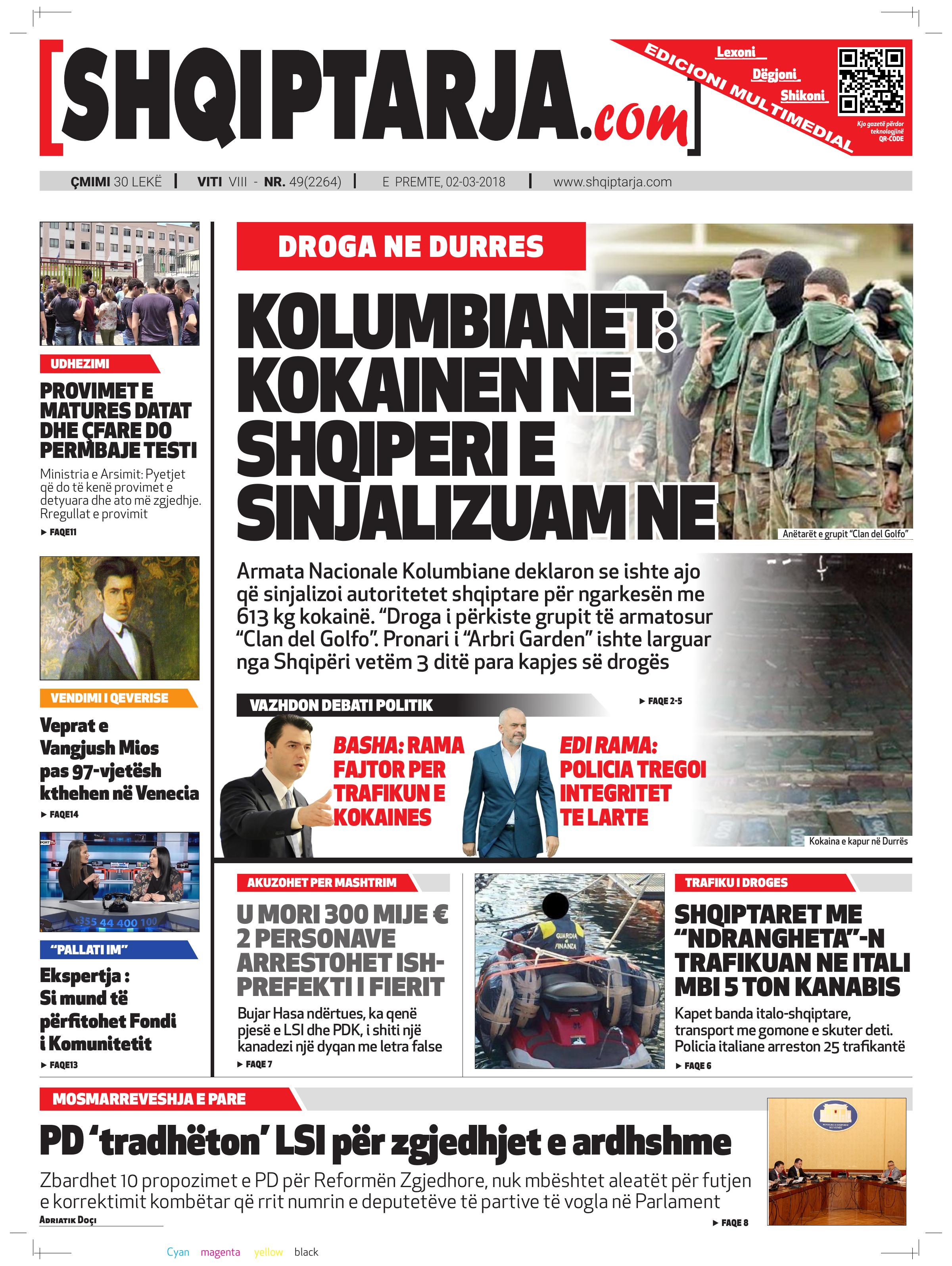 Shqiptarja.com 2018-03-02
