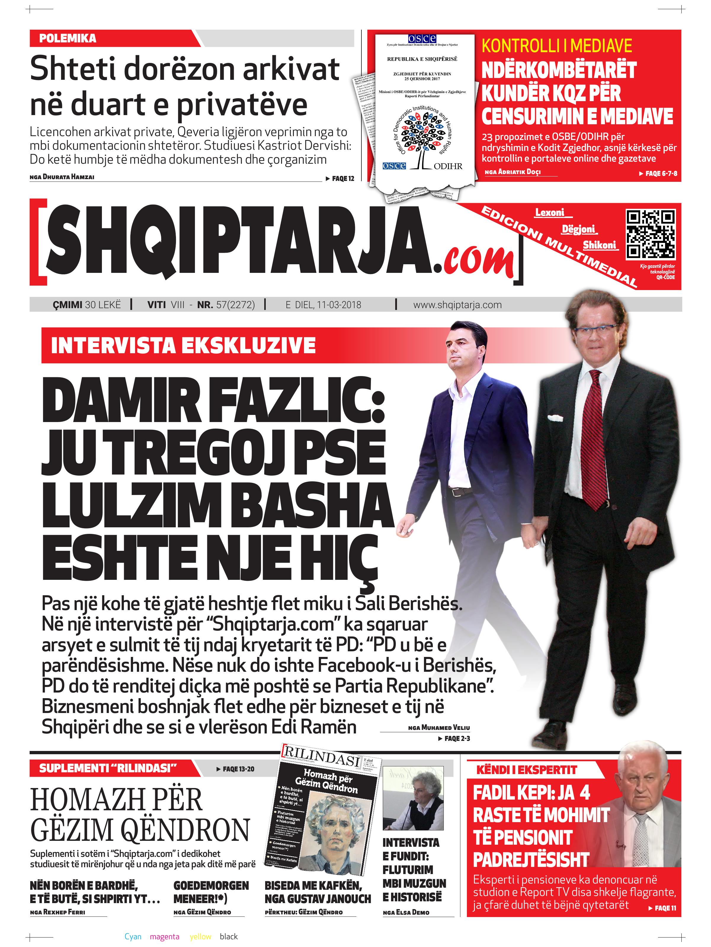 Shqiptarja.com 2018-03-11