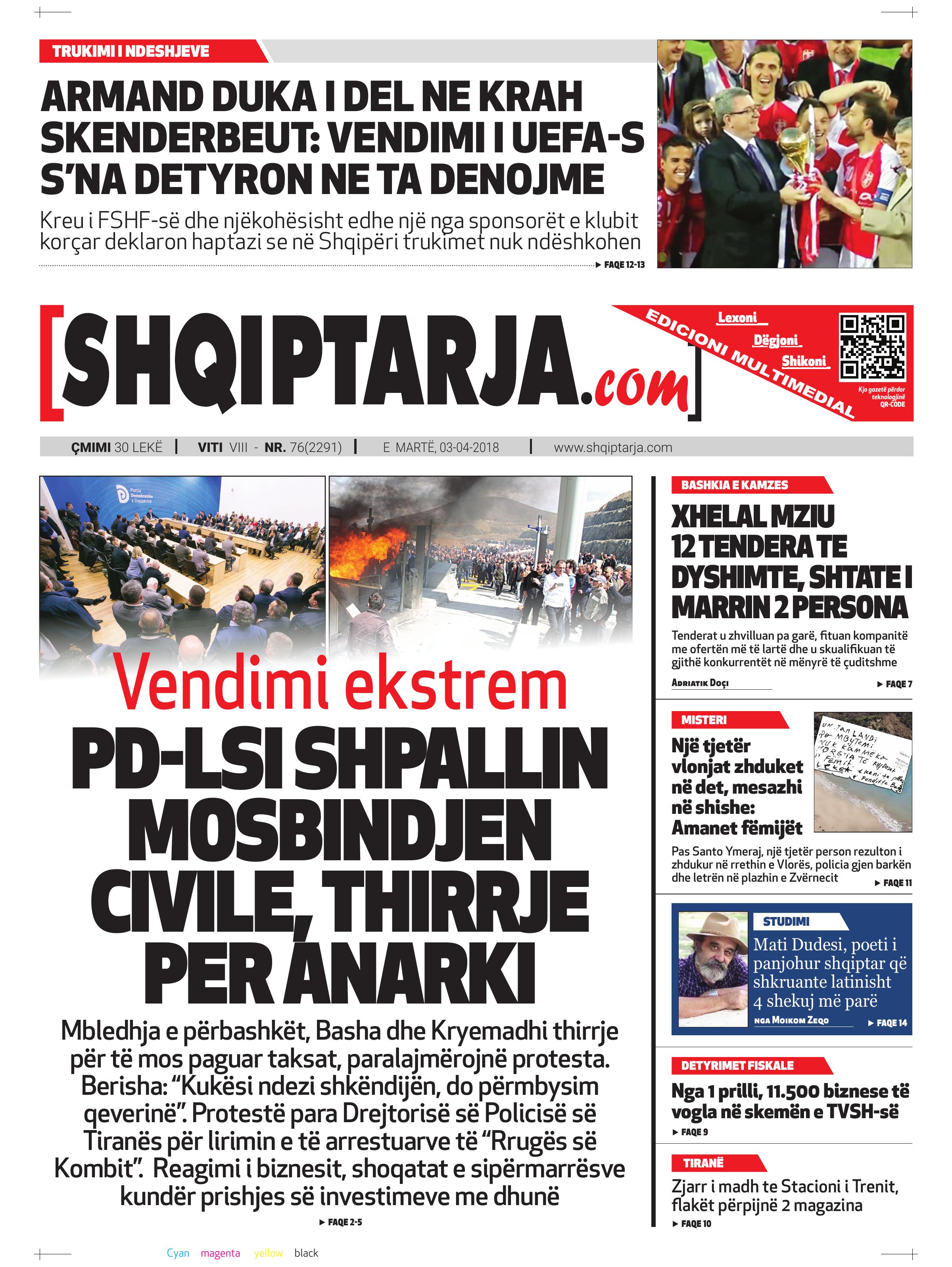 Shqiptarja.com 2018-04-03
